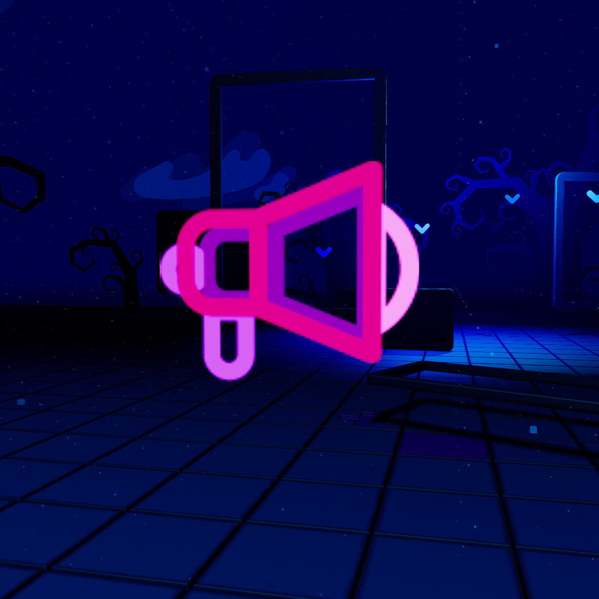Notification icon in the game arena