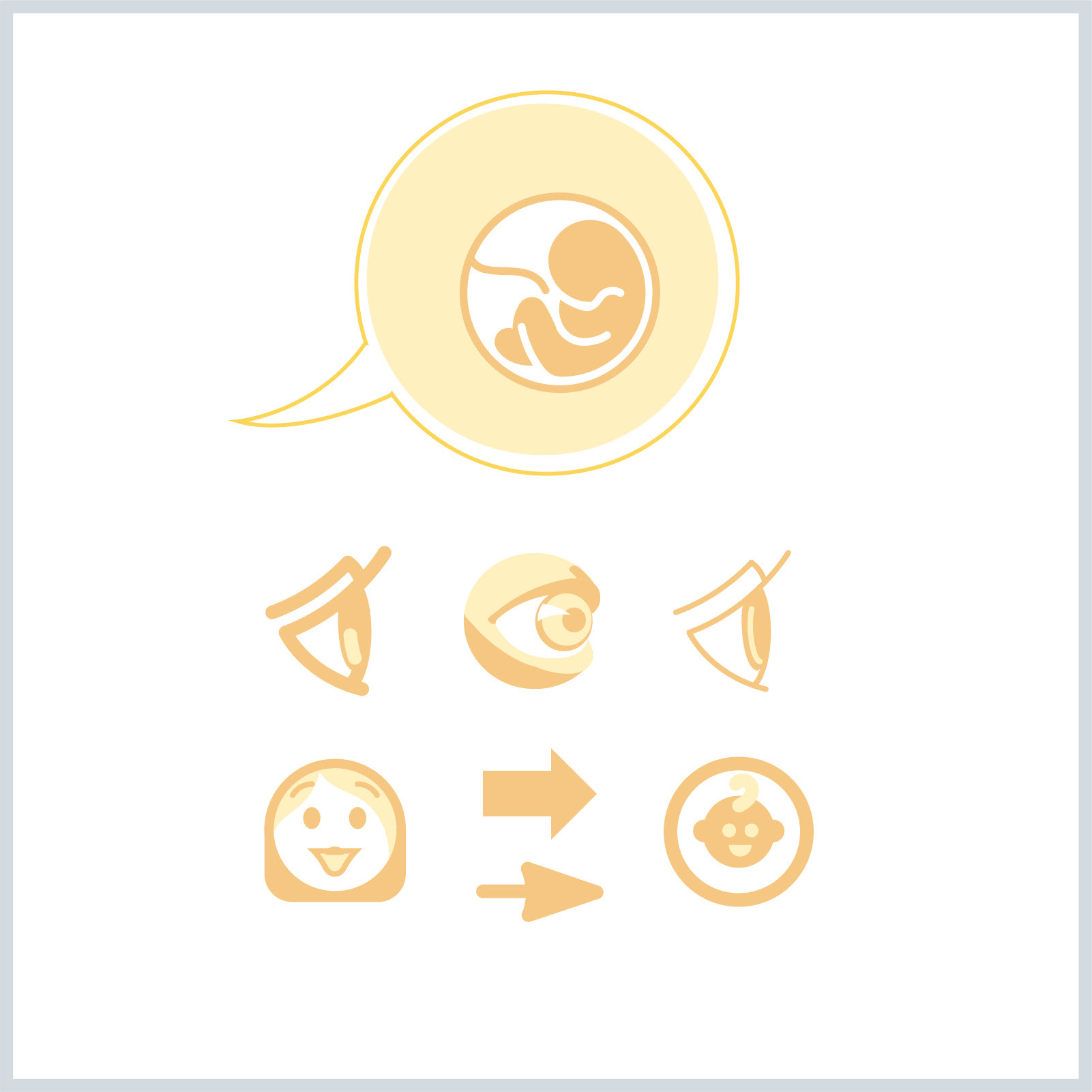 first icon sketches