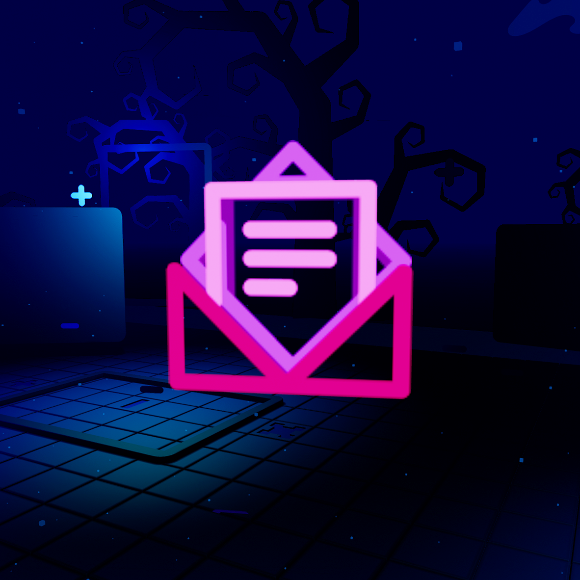 E-mail icon in the game arena