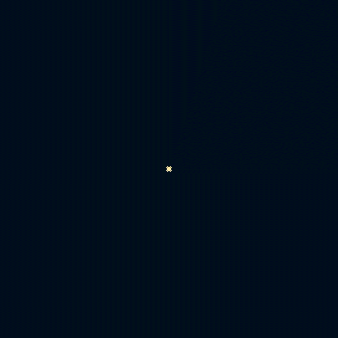 Star animation design by Sara Westergaard Karlsen