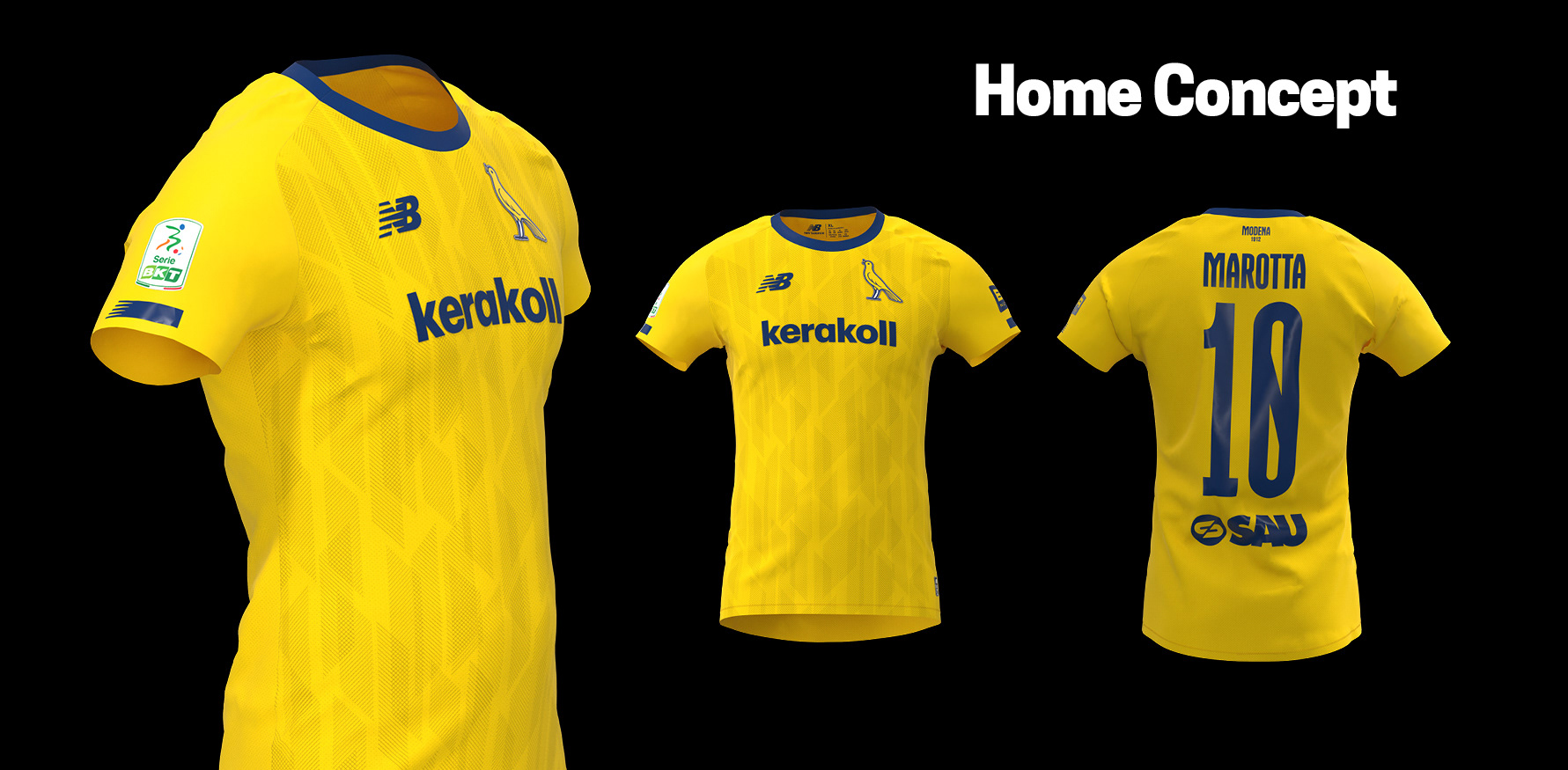 Camisa Modena FC Home Amarela 2022/23 Masculina - Malta esportes