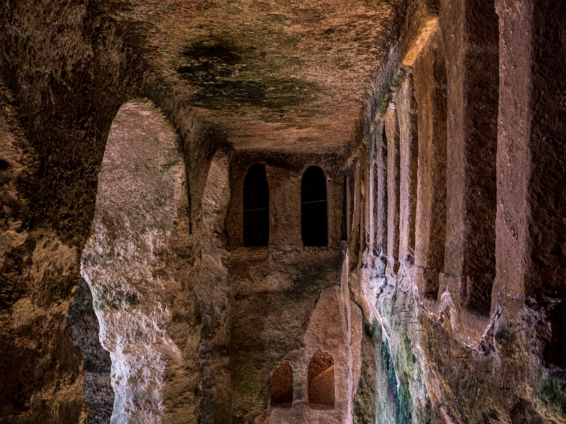Underground Church of Saint-Jean, Aubeterre-sur-Dronne, France, 10 Aug 2023