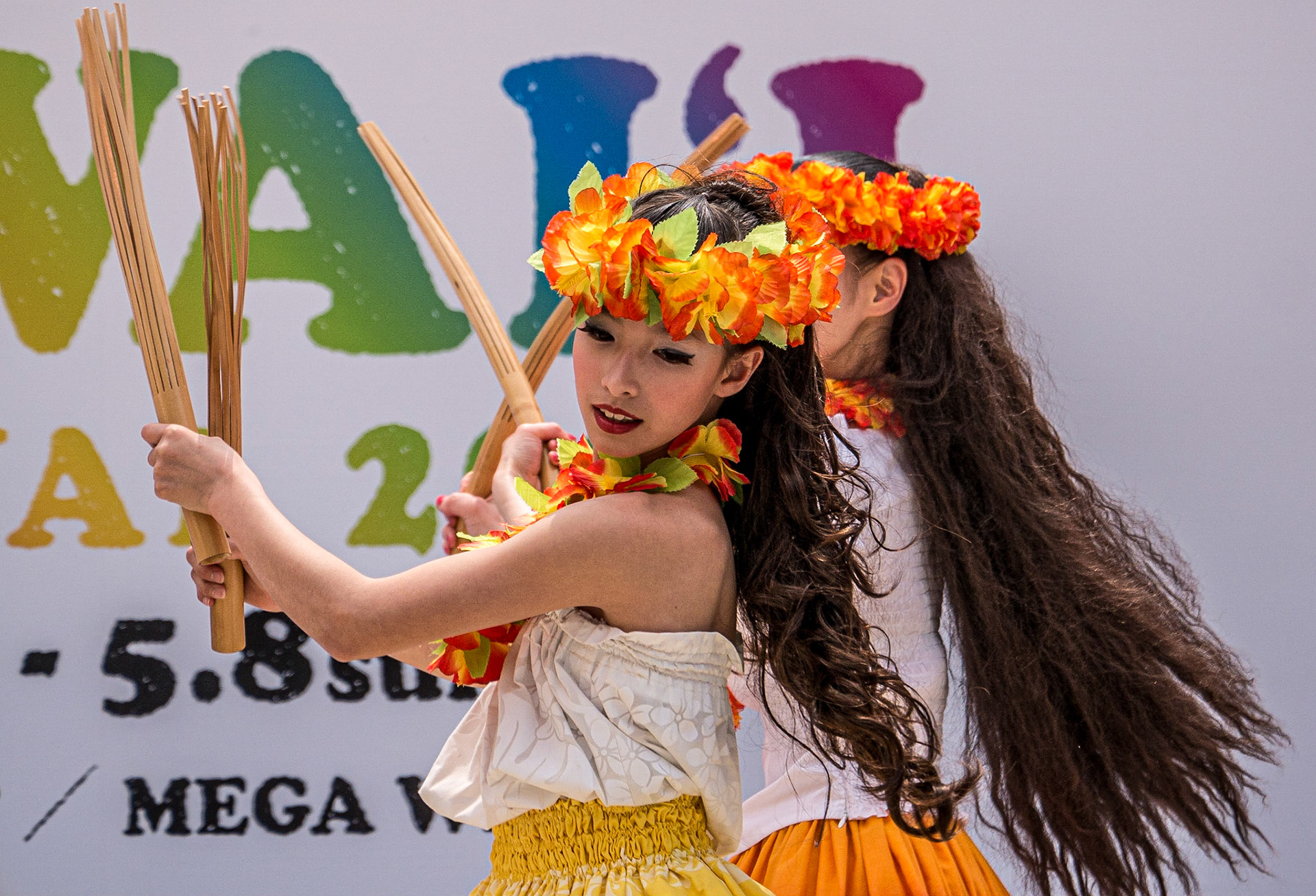 Hawaii festival, Odaiba island, Tokyo, 2 May 2016