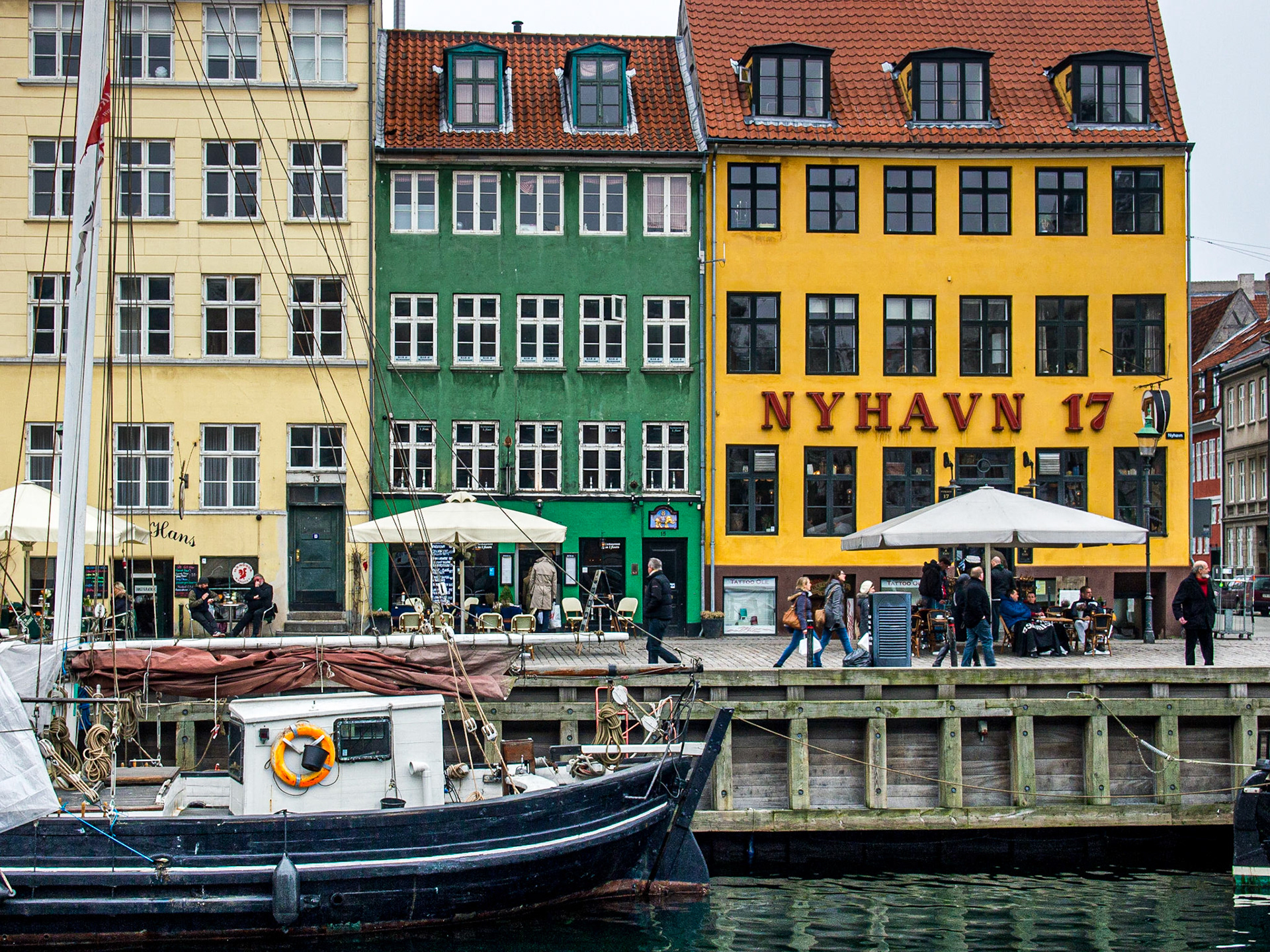 Nyhavn, Copenhagen, 1 Mar 2014