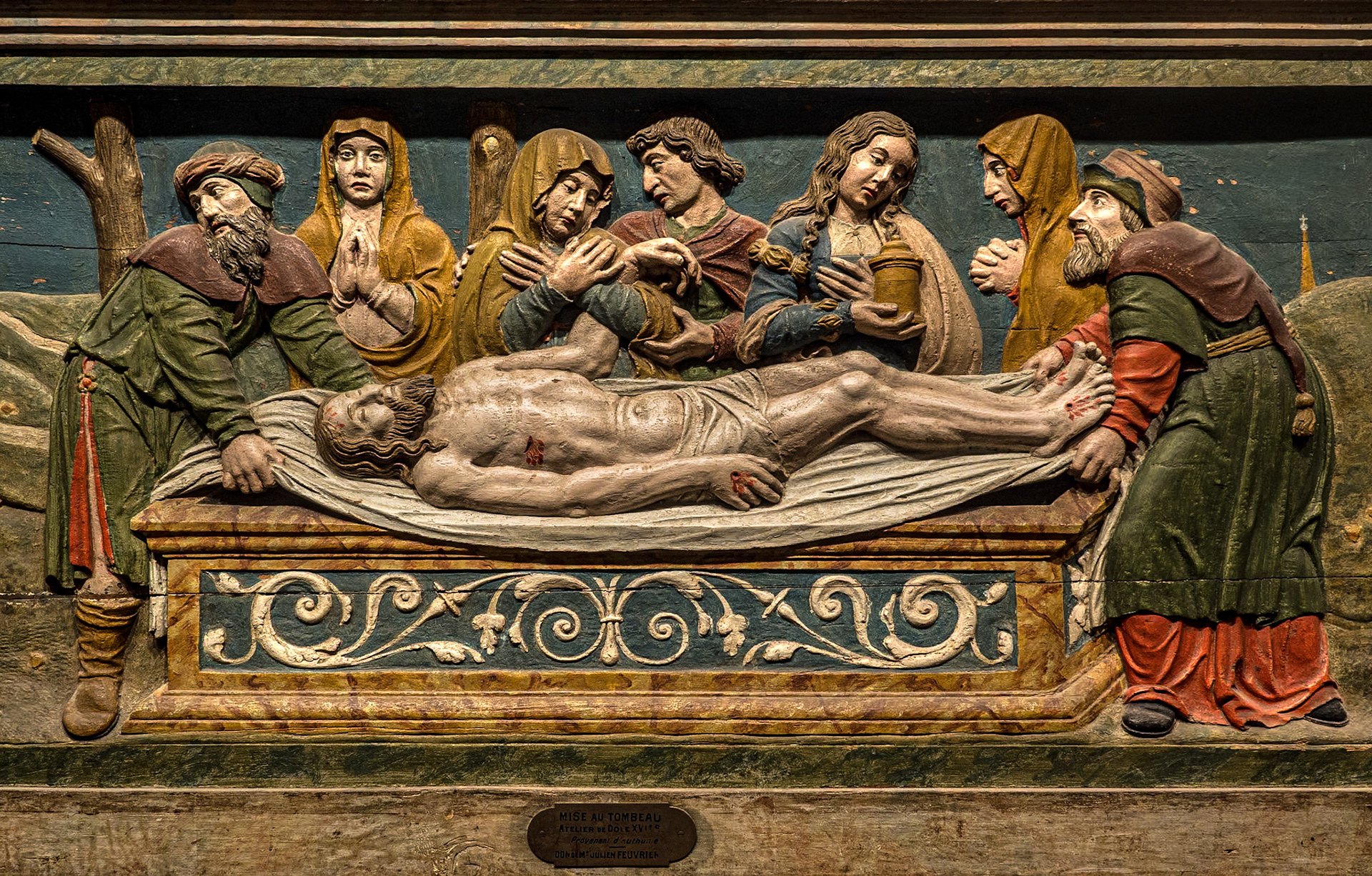 Mise au tombeau, Atelier de Dole, 16C, Musée des Beaux-Arts, Dole, 11 Sep 2021