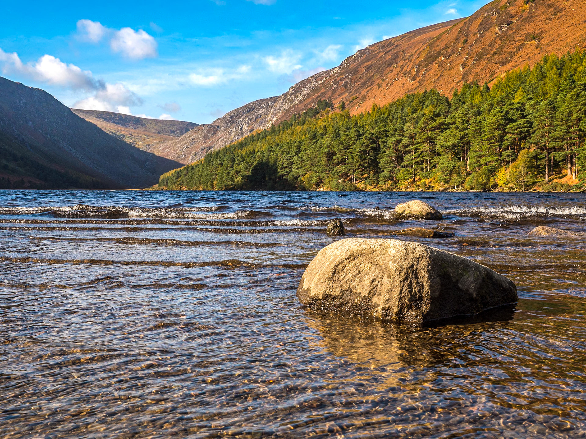 Upper Lake, Glendalough Walk (Orange Route), Co Wicklow, 22 Oct 2018