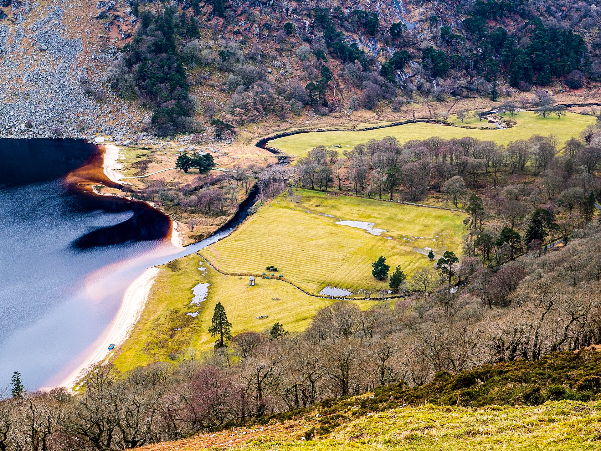 Lough Tay, Co Wicklow, 6 Mar 2016