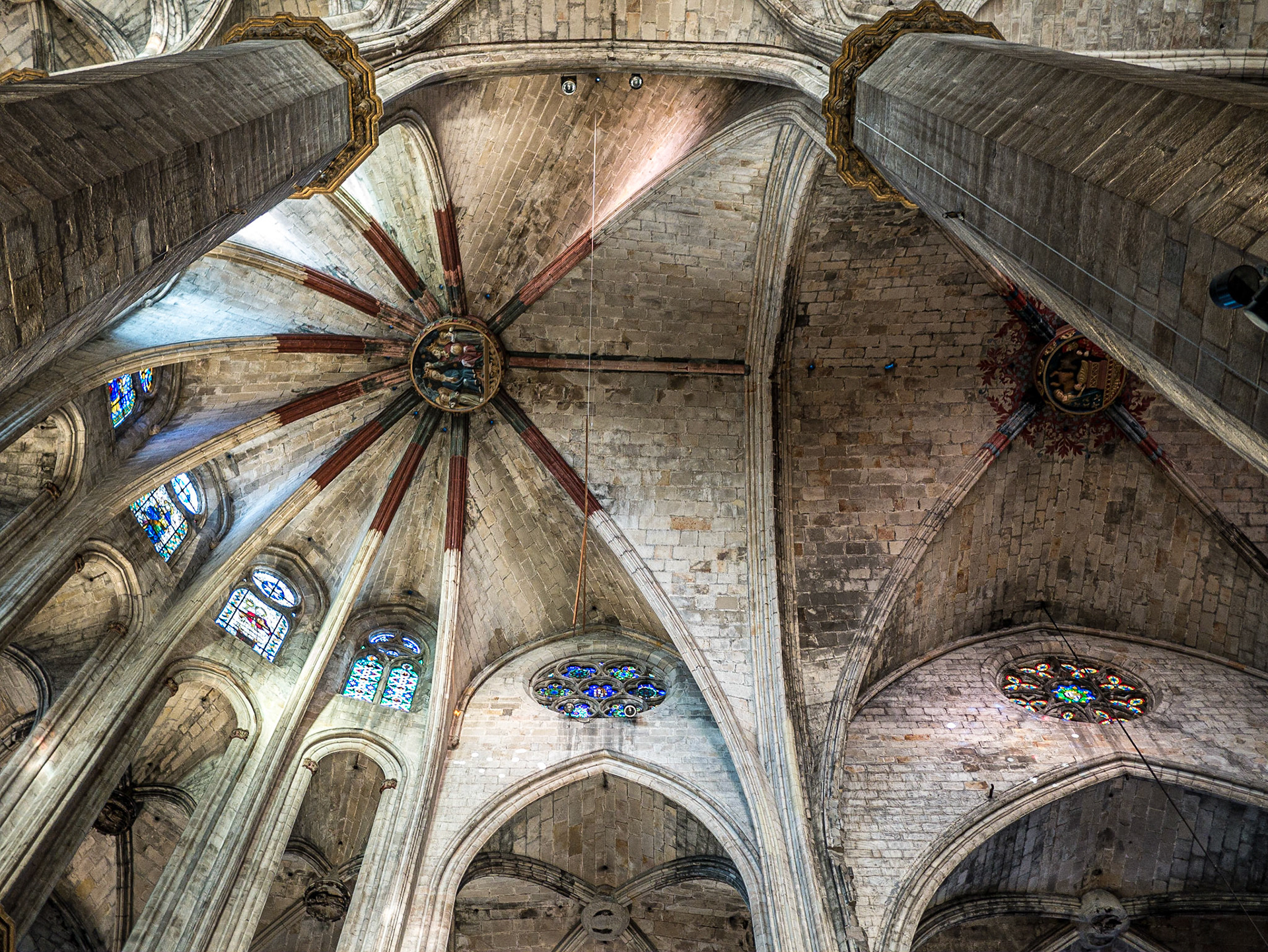 Interior of Santa Maria del Mar, Barcelona