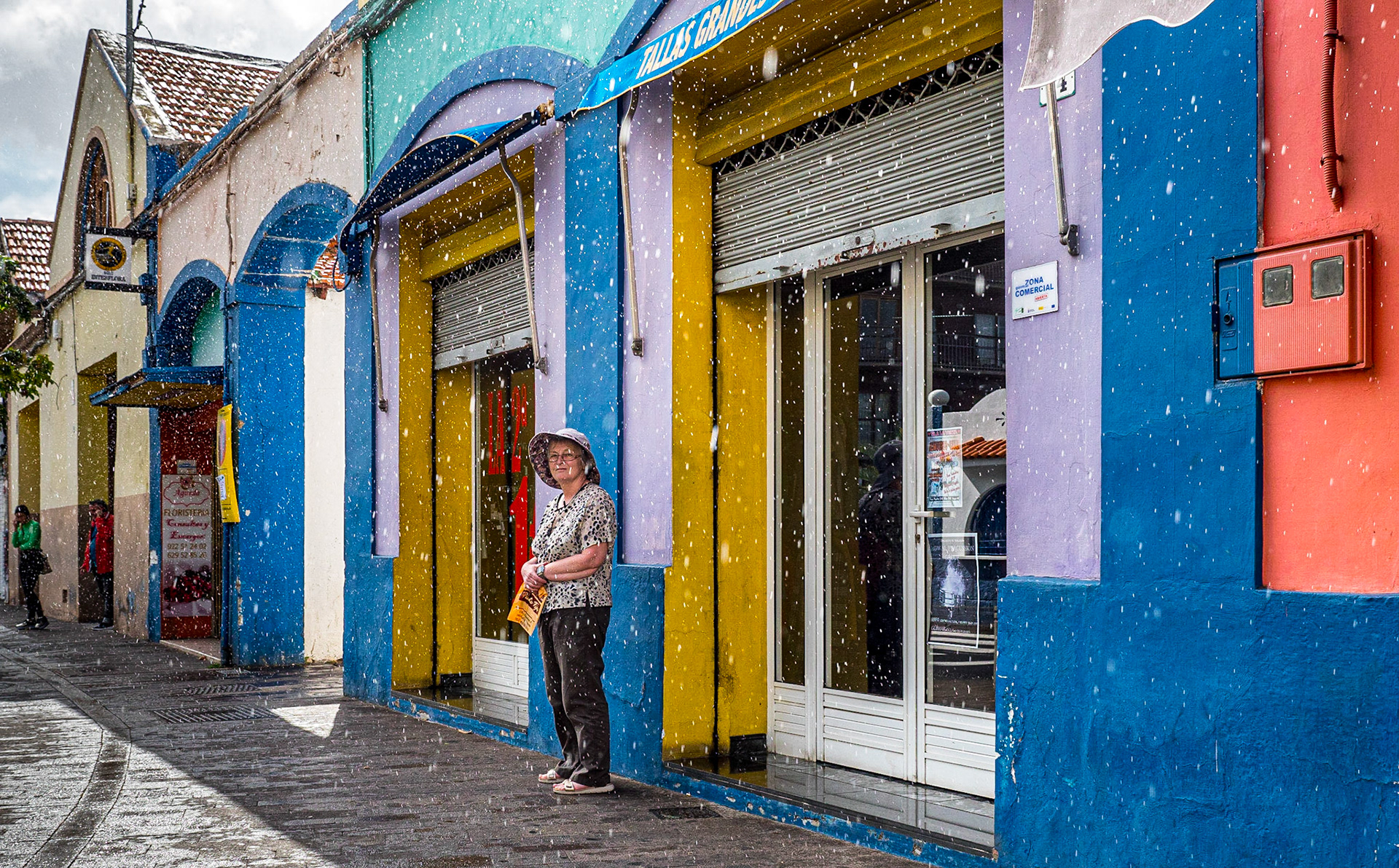 Rain in Güímar, Tenerife, 15 Feb 2019
