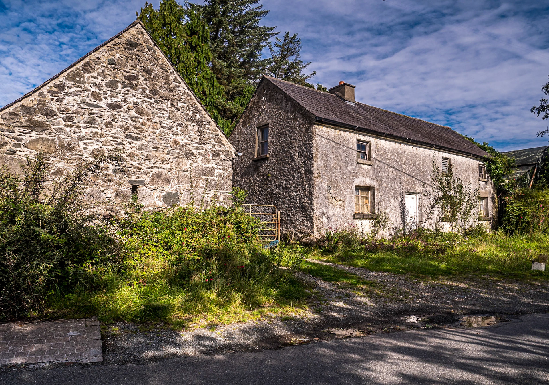 Abandoned house, near Moneystown, Co Wicklow, 26 Aug 2020