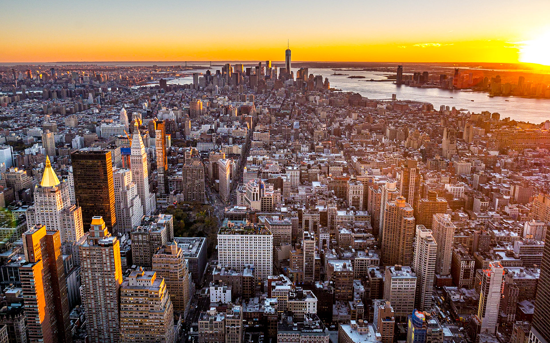 View from 86th floor of the Empire State Building, 20 Nov 2015