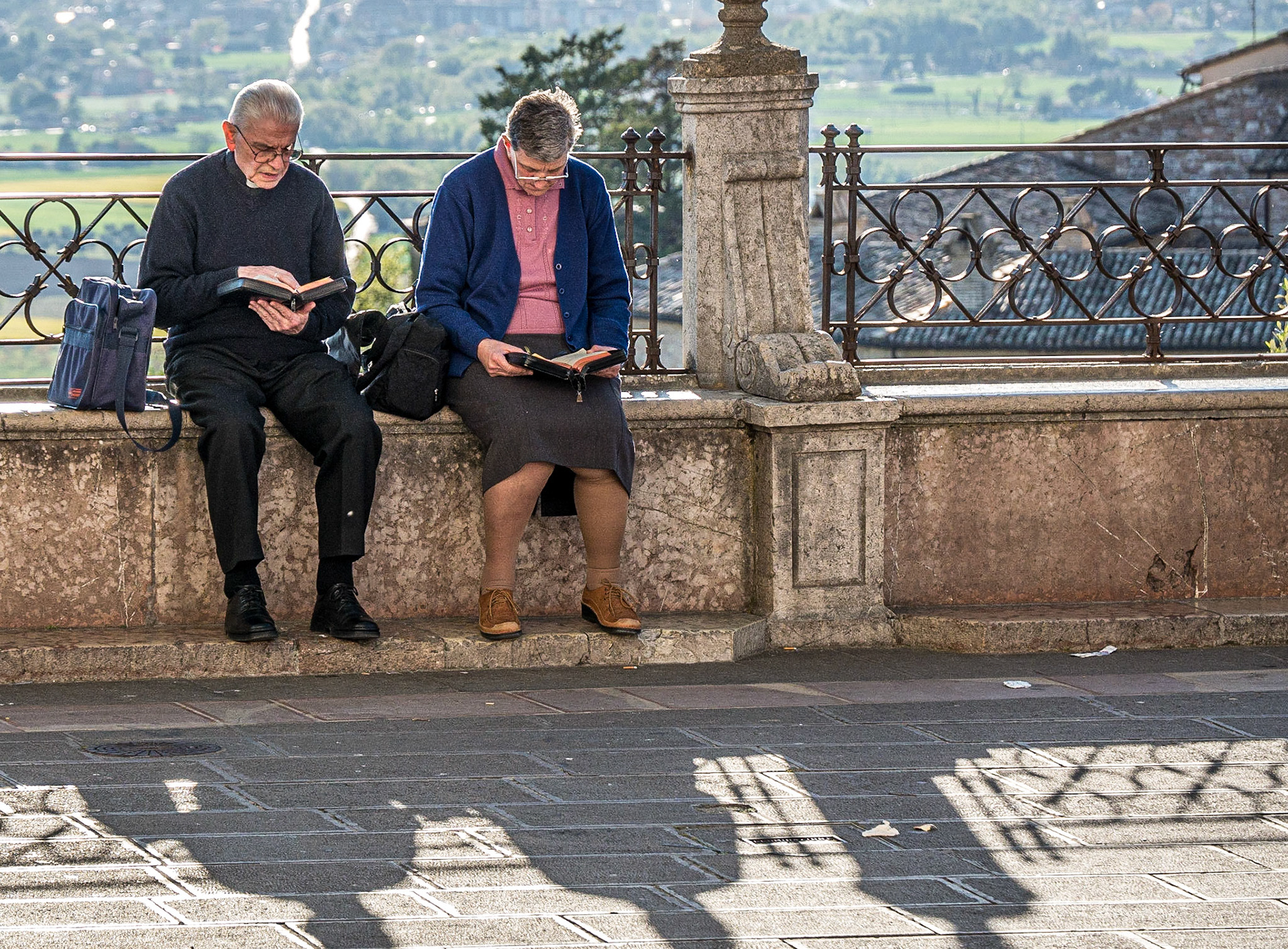 Piazza Santa Chiara, Assisi, 21 Apr 2015