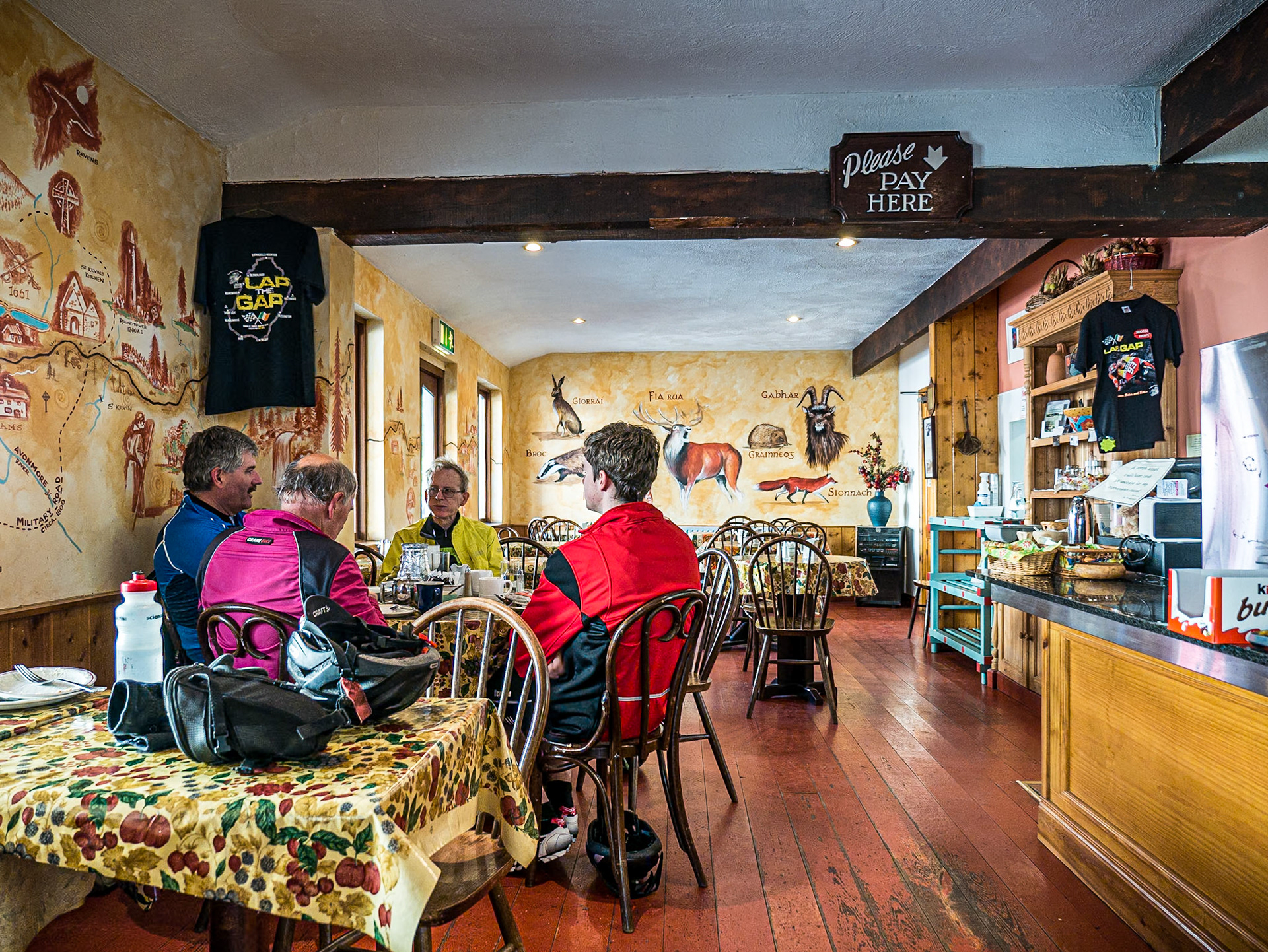 At Ann's Coffee Shop, Laragh, Co Wicklow, 4 Oct 2014