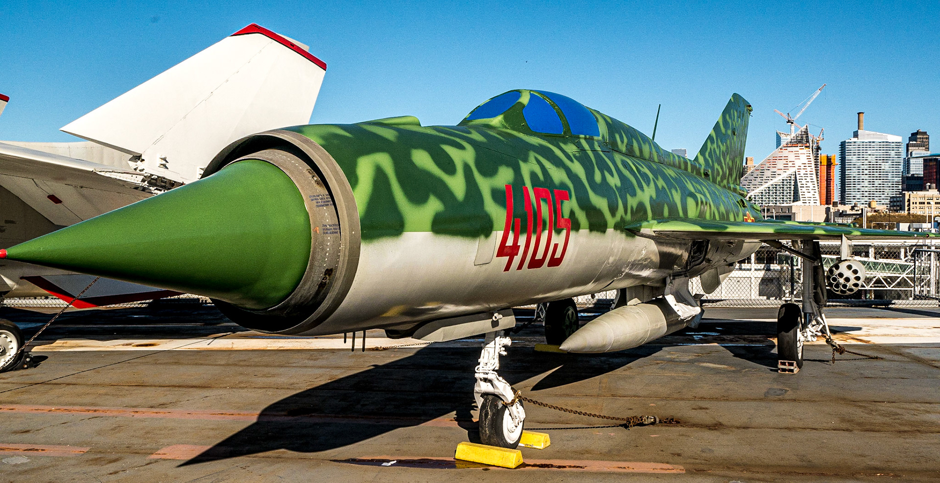 Flight deck, USS Intrepid, Manhattan, 20 Nov 2015