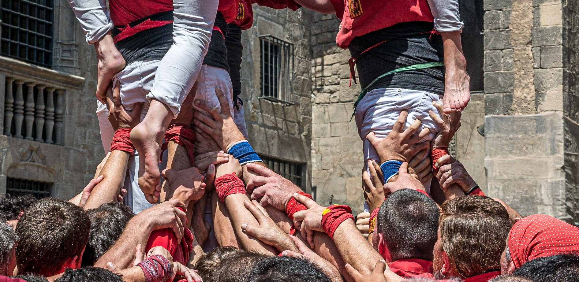 Plaça del Rei, Barcelona, 26 Jun 2016