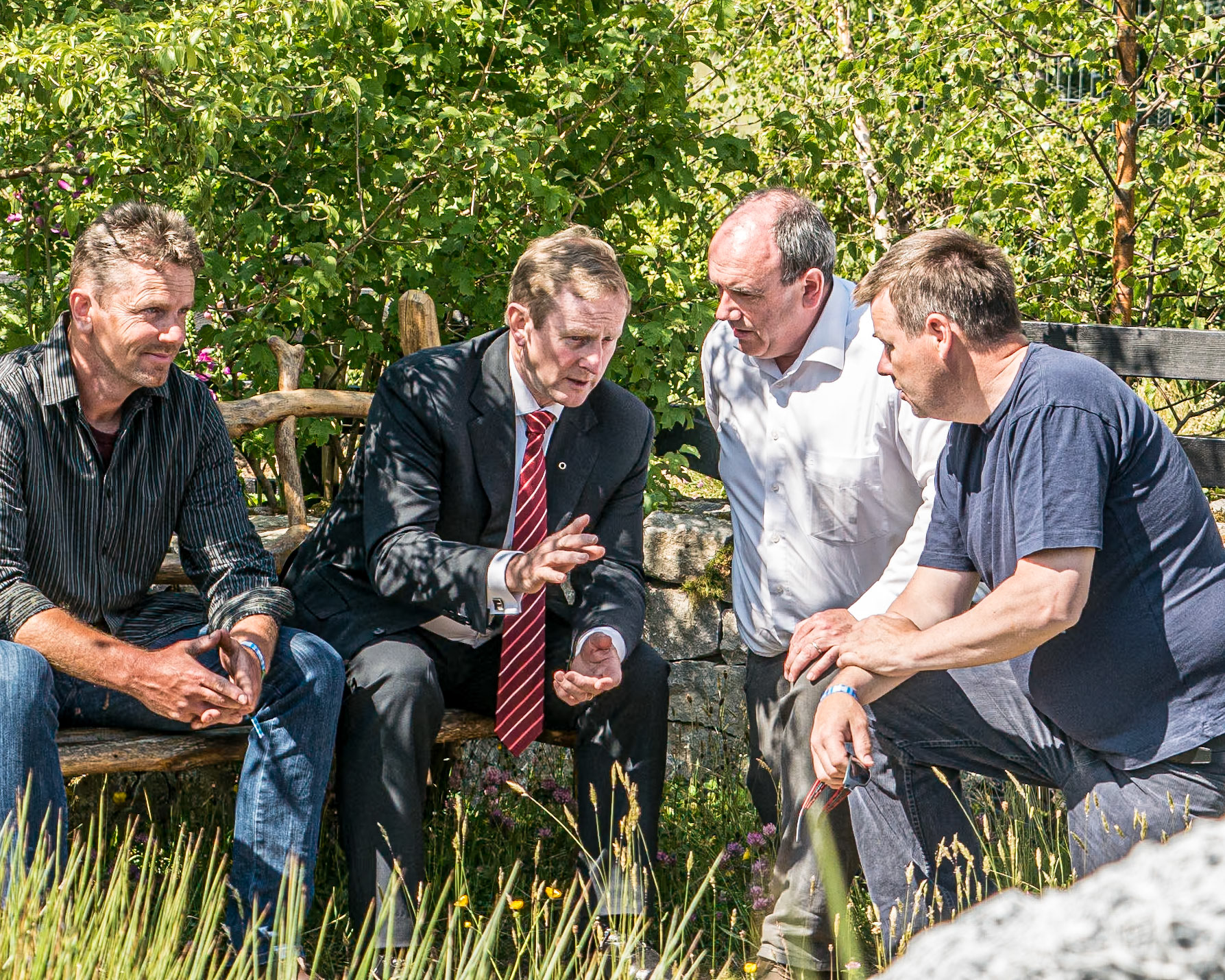 Taoiseach, Chinese Yi garden, Bloom in the Park garden festival, Dublin, 3 Jun 2016