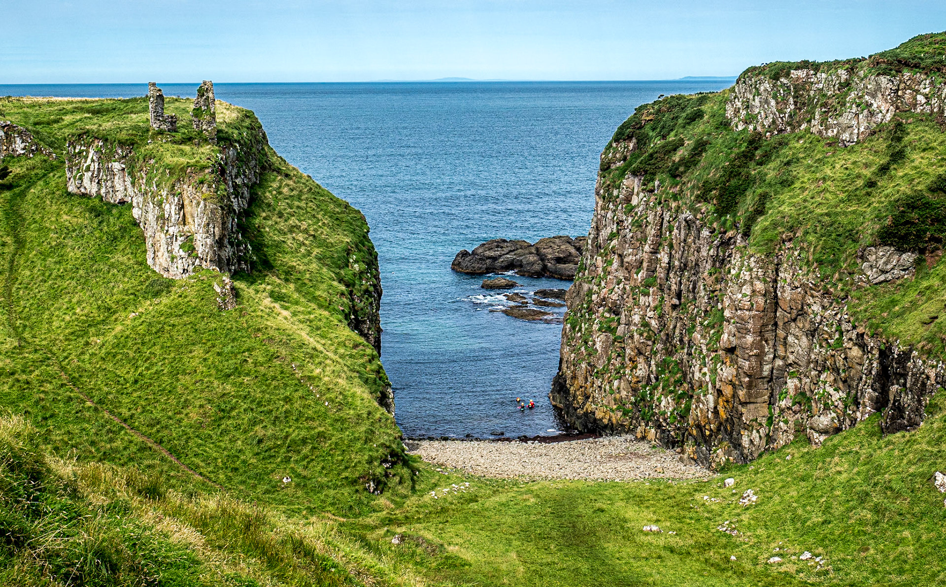 By Dunseverick Castle, Co Antrim, 9 Aug 2020