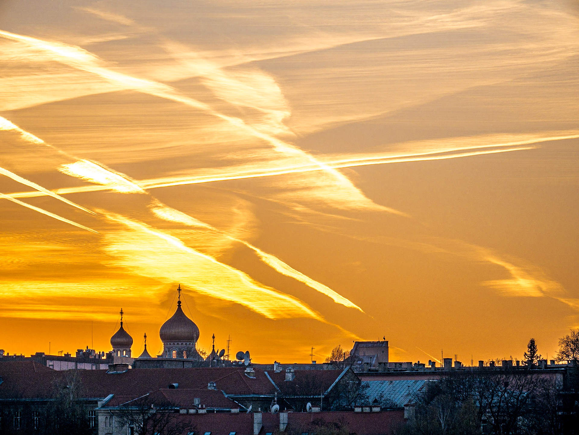 View from the top of the belfry, Vilnius, 25 Oct 2014