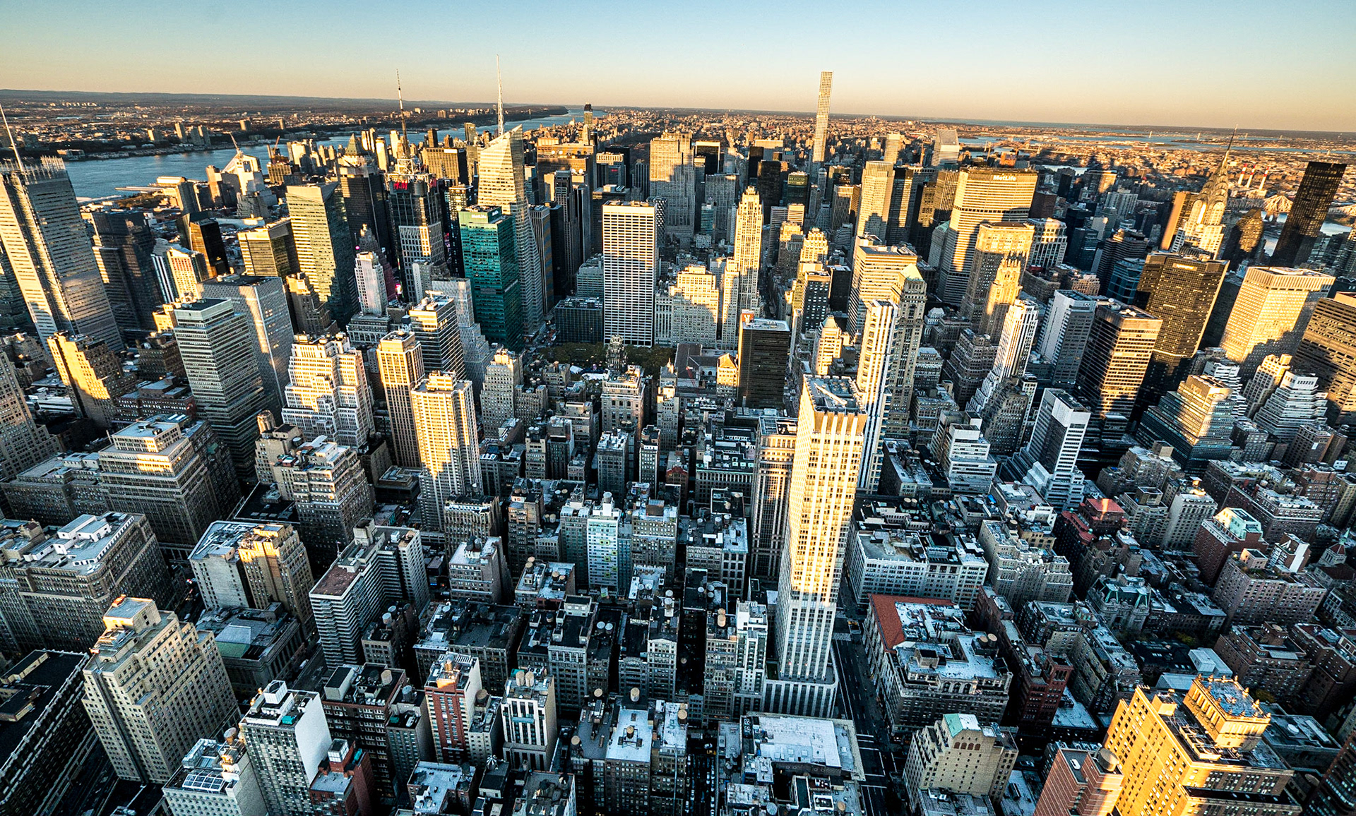 View from 86th floor of the Empire State Building, 20 Nov 2015