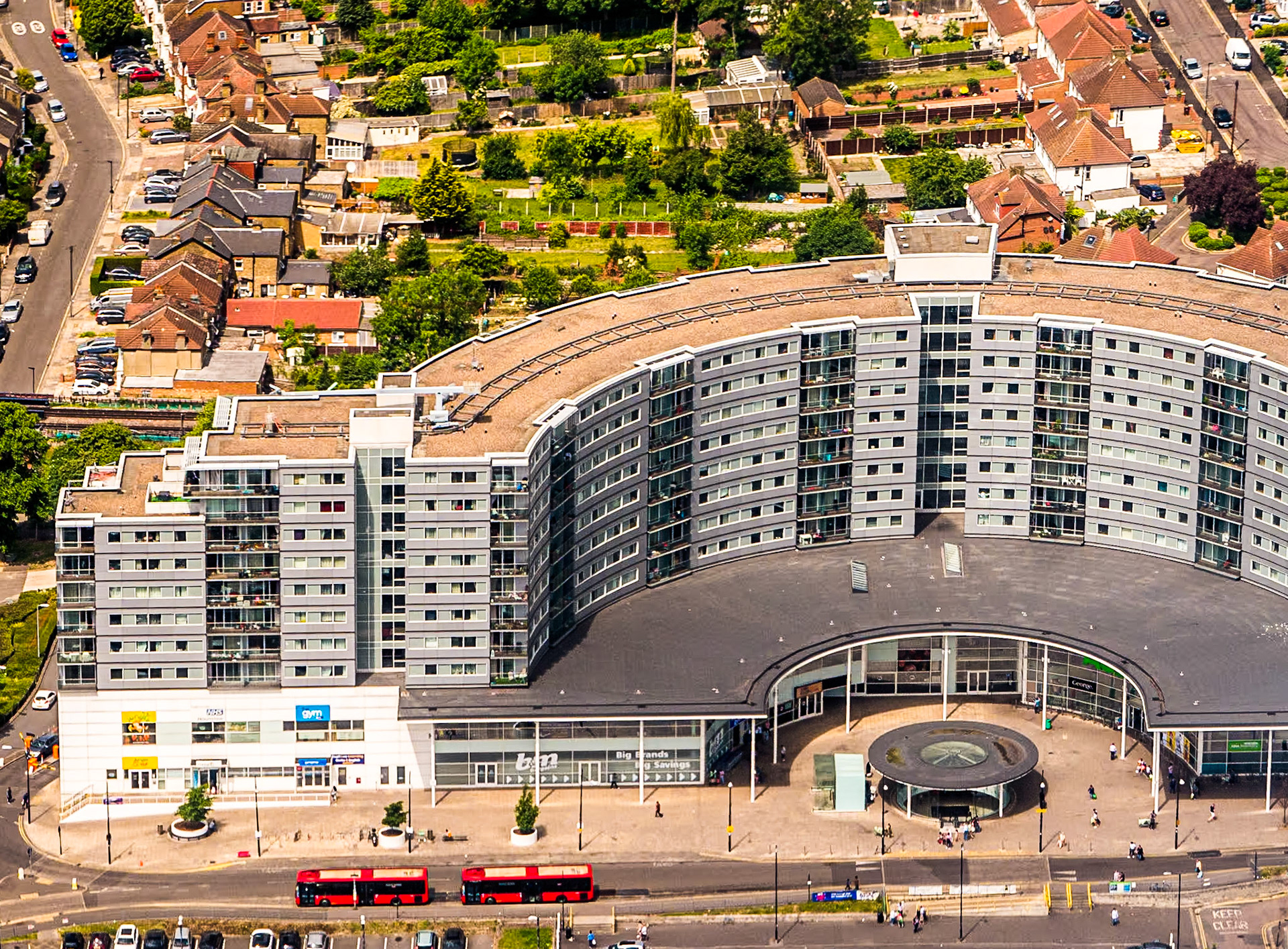 View of London from Shannon-Heathrow plane, 28 May 2017
