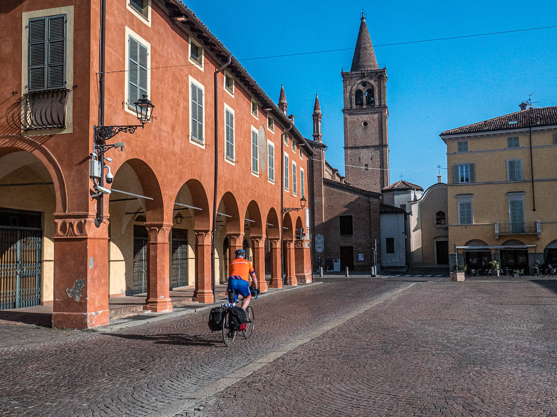 Piazza Guiseppe Verdi, Busseto, Italy, 28 Oct 2021