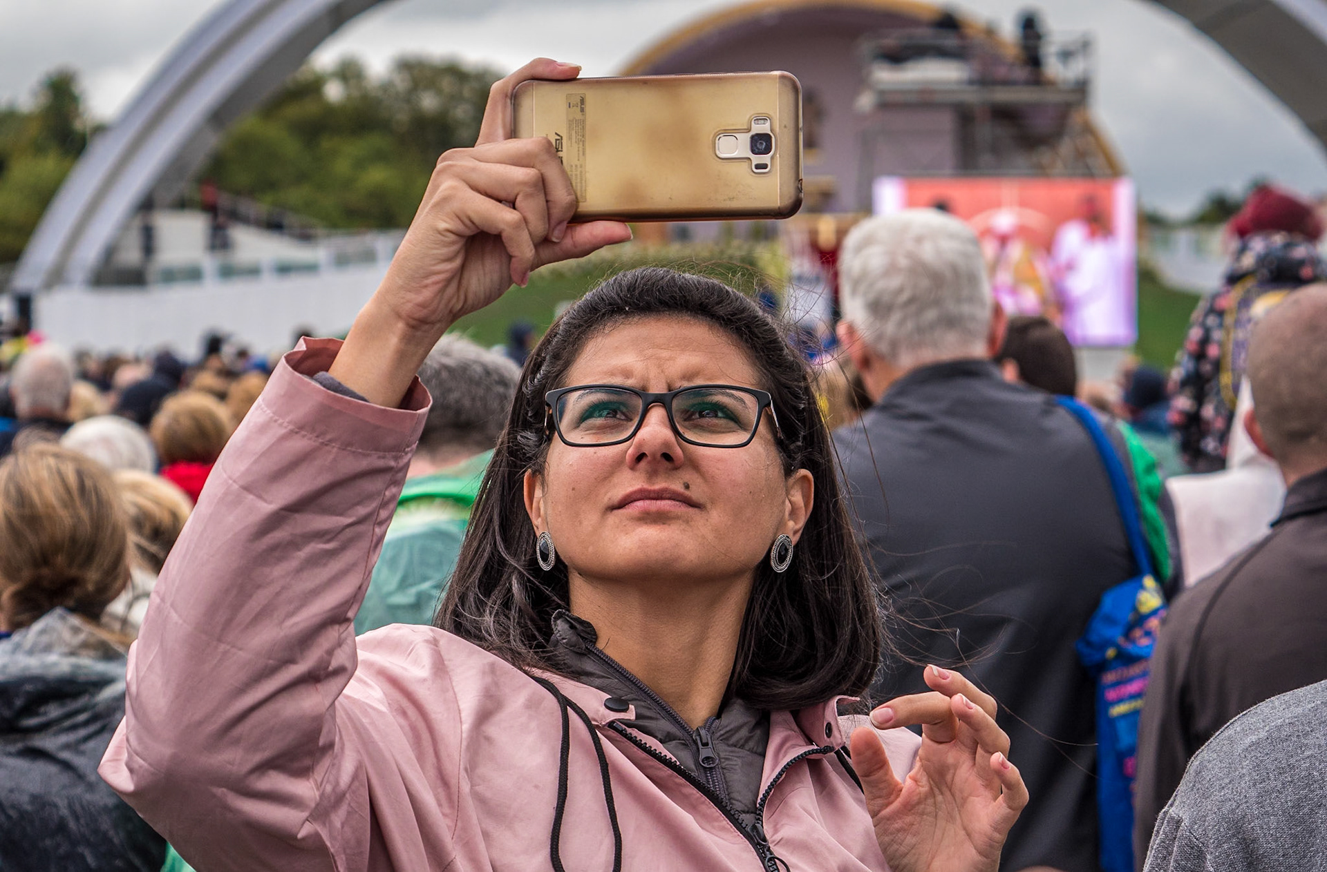 At the Pope's mass, Phoenix Park, 26 Aug 2018