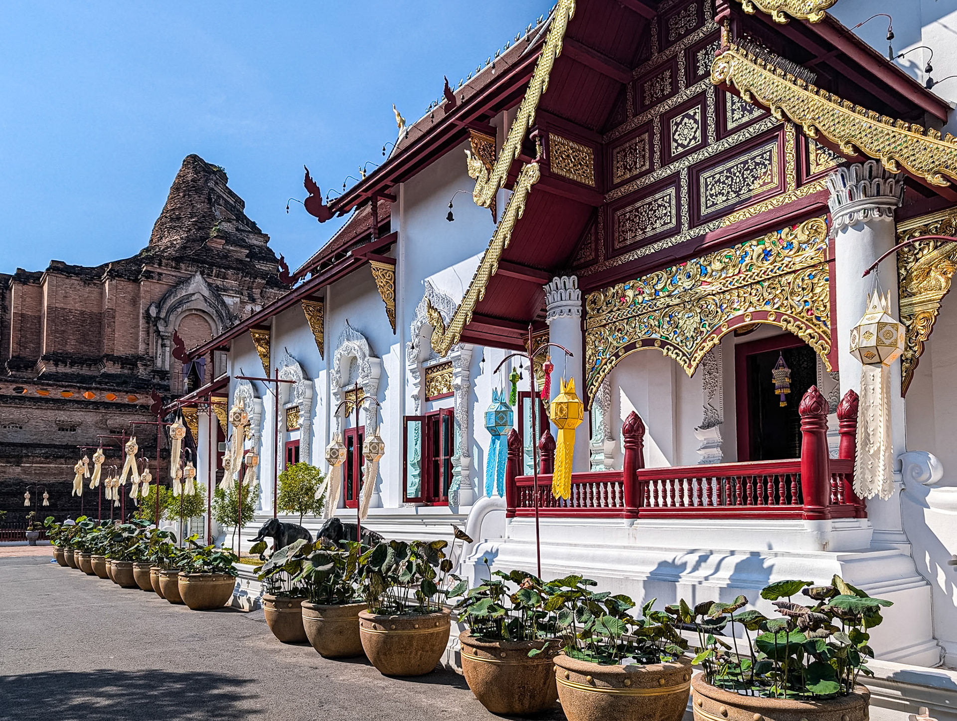 Wat Chedi Luang temple, Chiang Mai, 16 Feb 2026