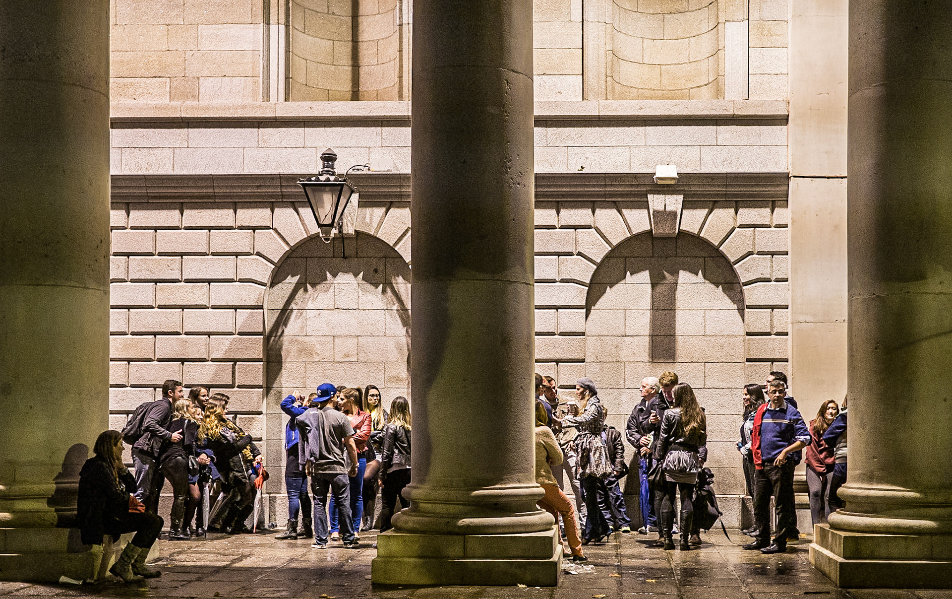 Queueing for Wax Museum, Foster Place, Culture Night