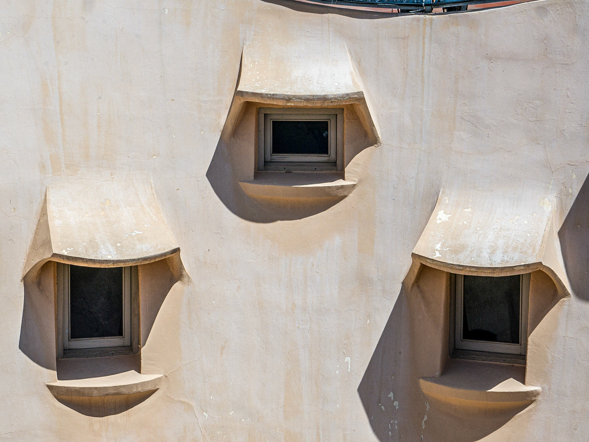 Roof of Casa Milà (La Pedrera), Barcelona, 27 Jun 2016