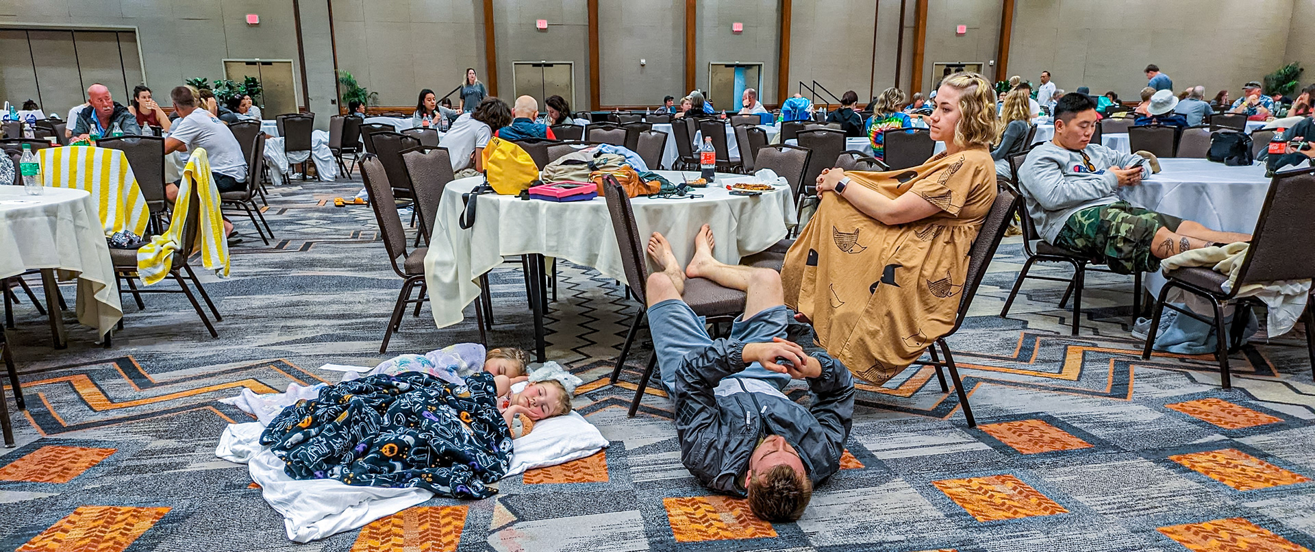Waiting in a hotel in Waikiki, Hawaii, 31 Jan 2024