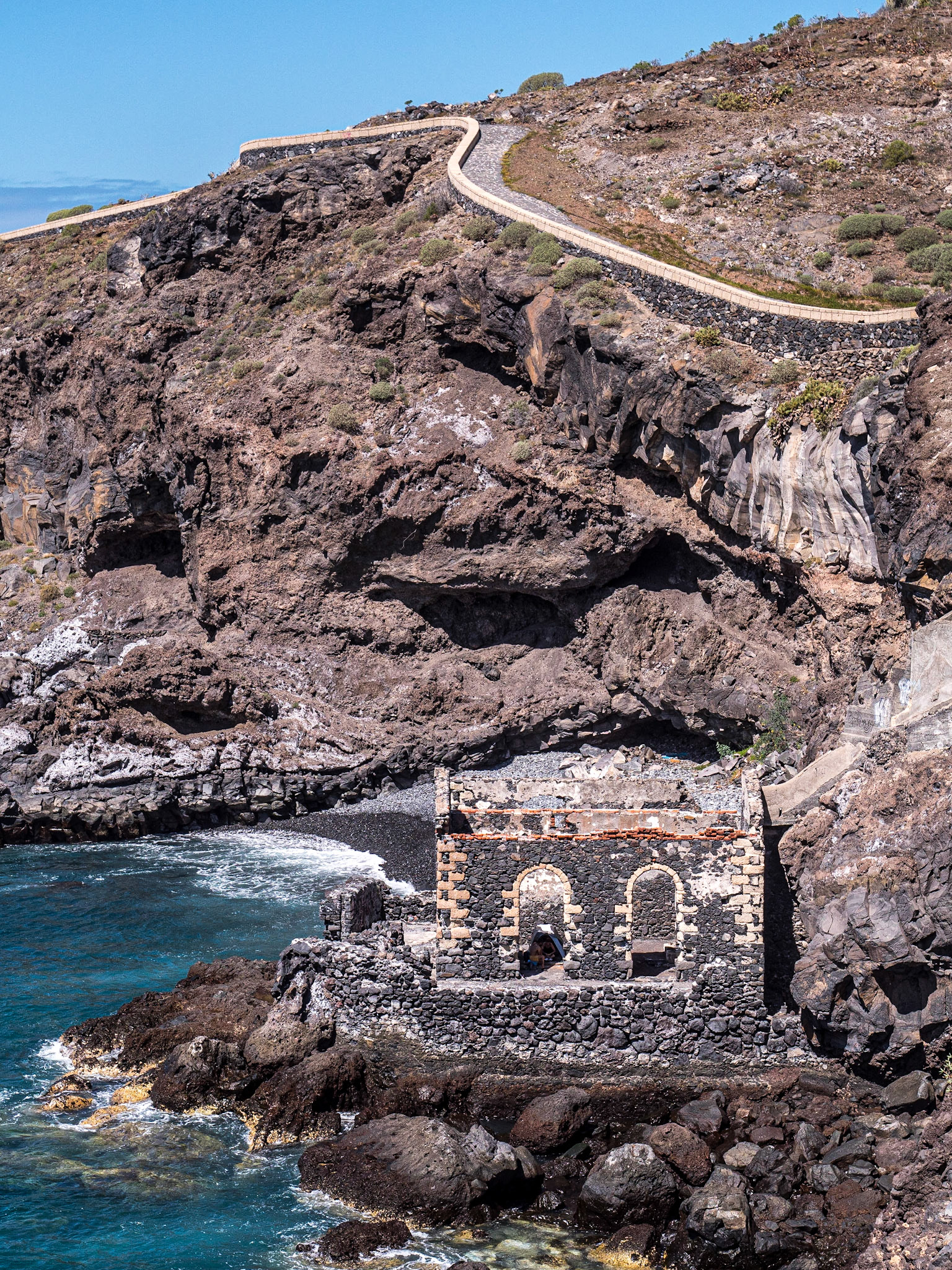 Old water pumping station near Playa San Juan, Tenerife, 26 Feb 2023
