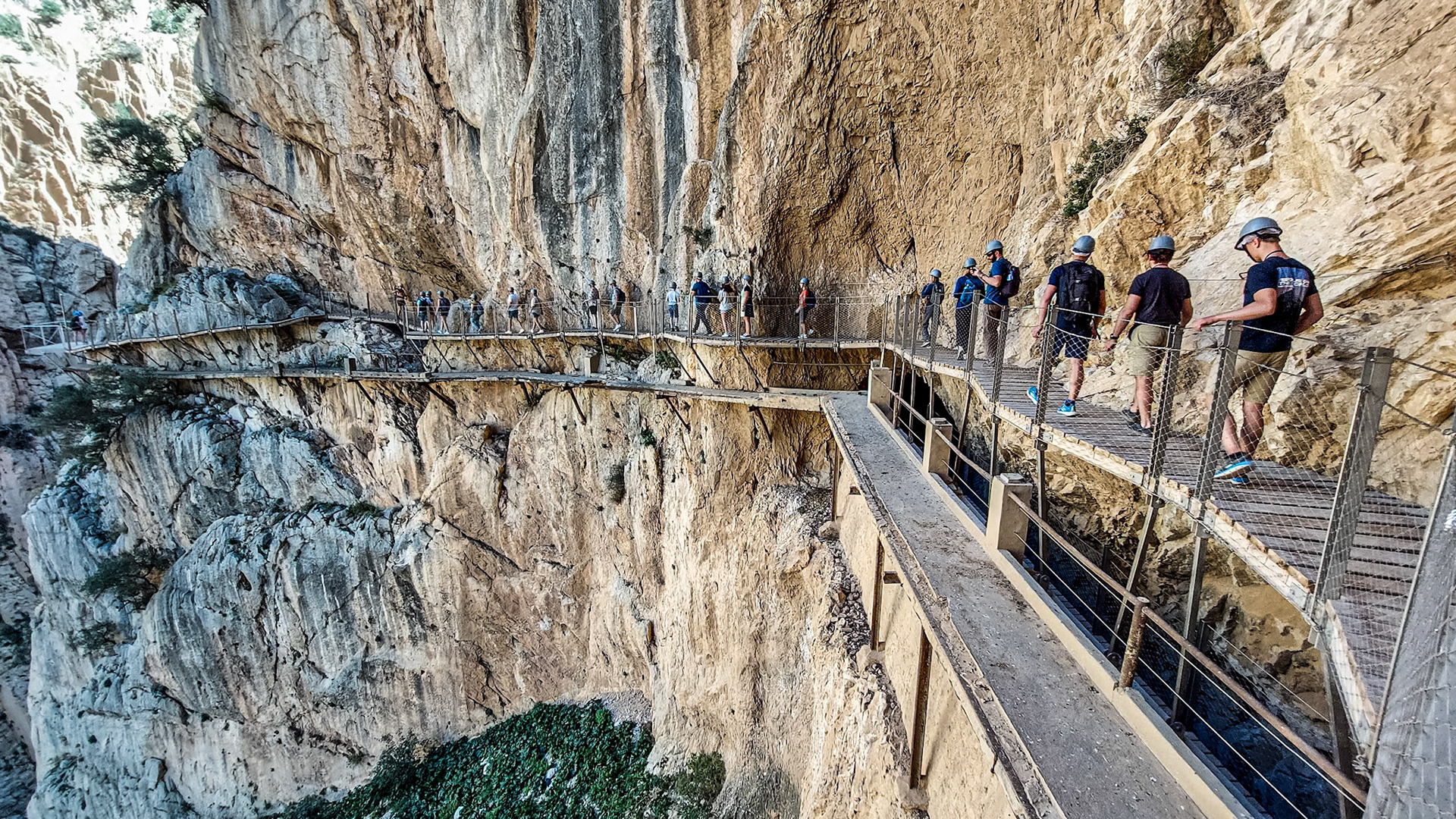 Caminito del Rey . near Malaga, Spain, 16 Apr 2023