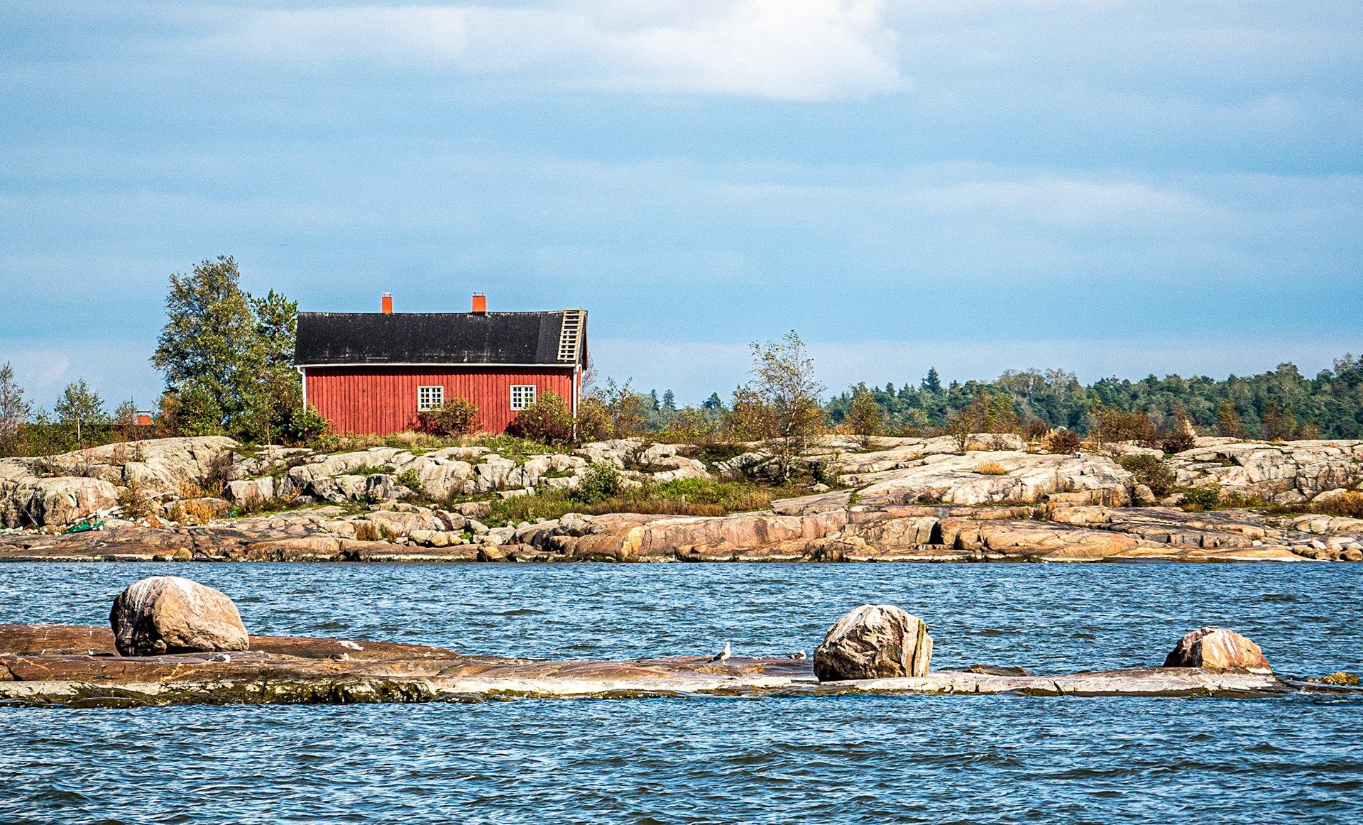 View from near Kaivopuisto park, Helsinki, 31 Aug 2014