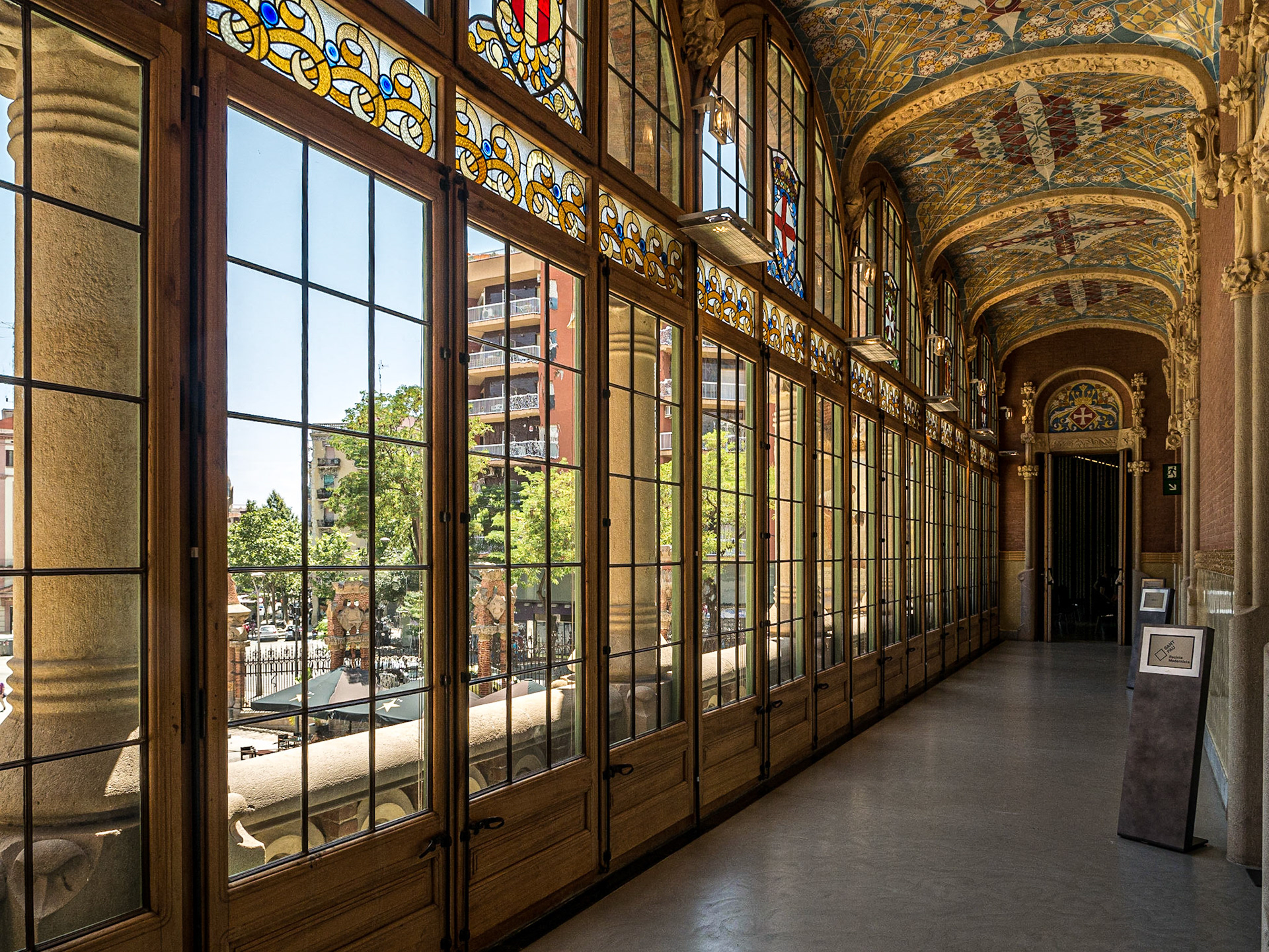 Interior of Hospital de Sant Pau, Barcelona, 25 Jun 2016