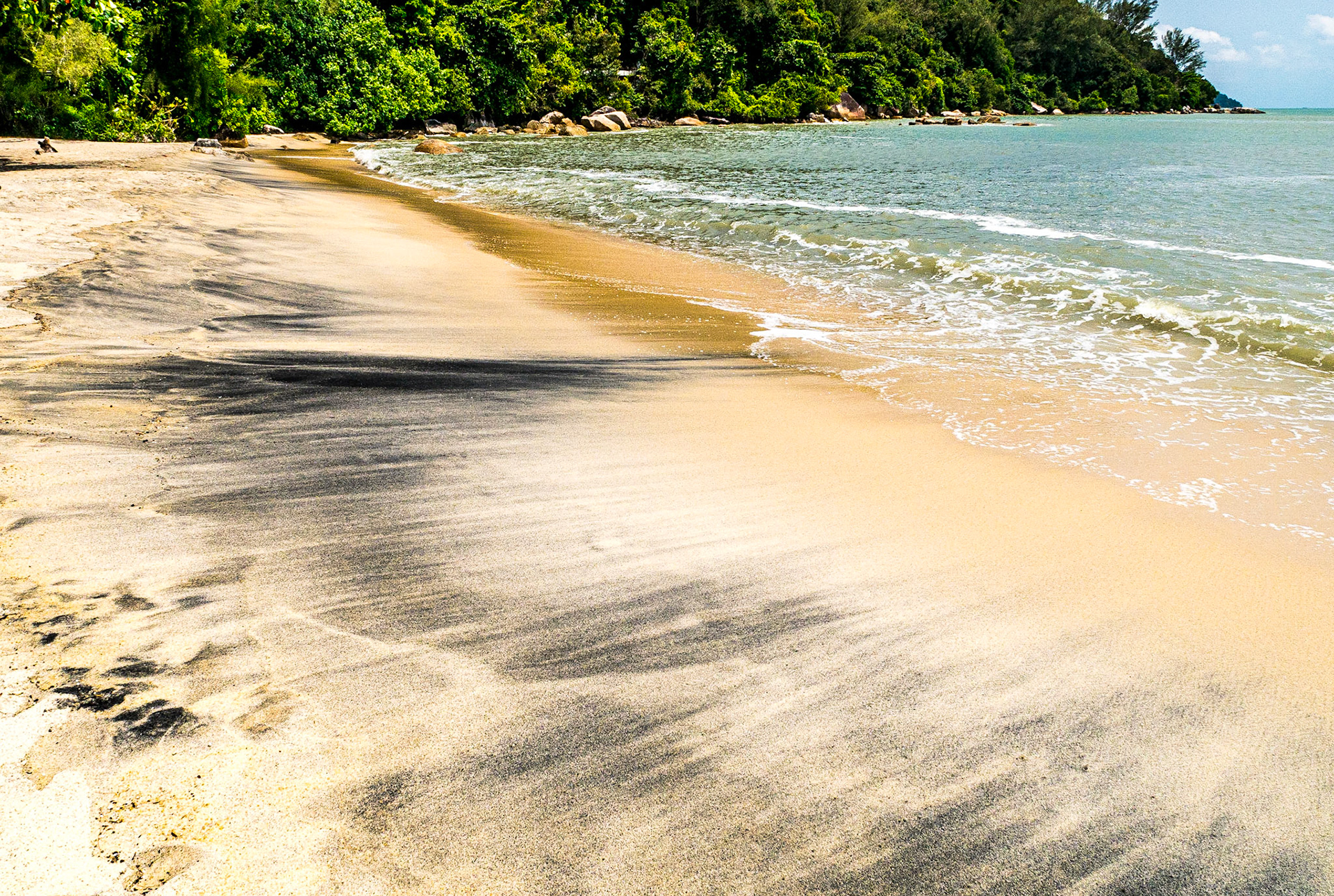 Beach at Tropical Spice Garden, Penang, 10 Jun 2017