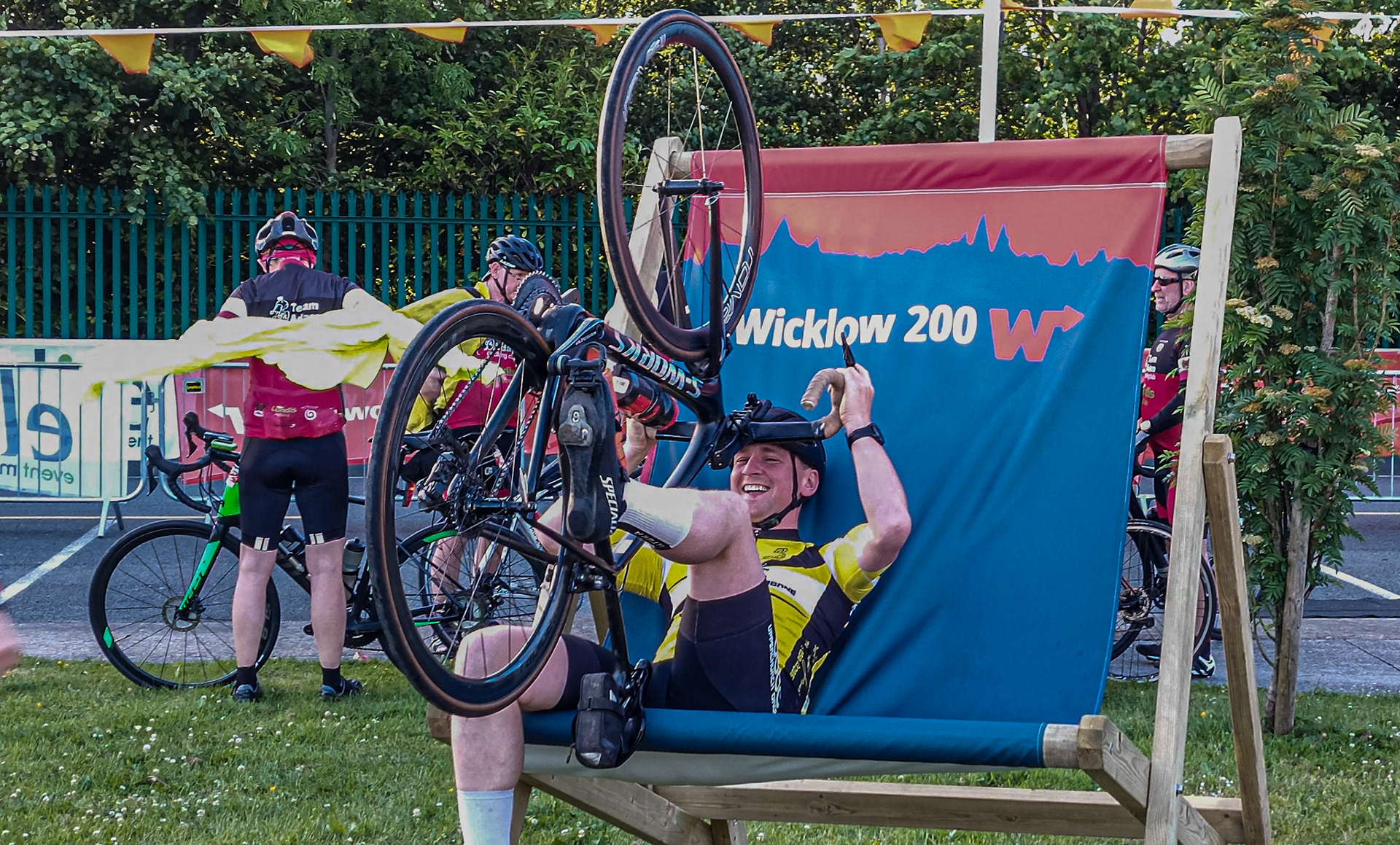 Before the start of the Wicklow 200, Bray, 12 Jun 2022