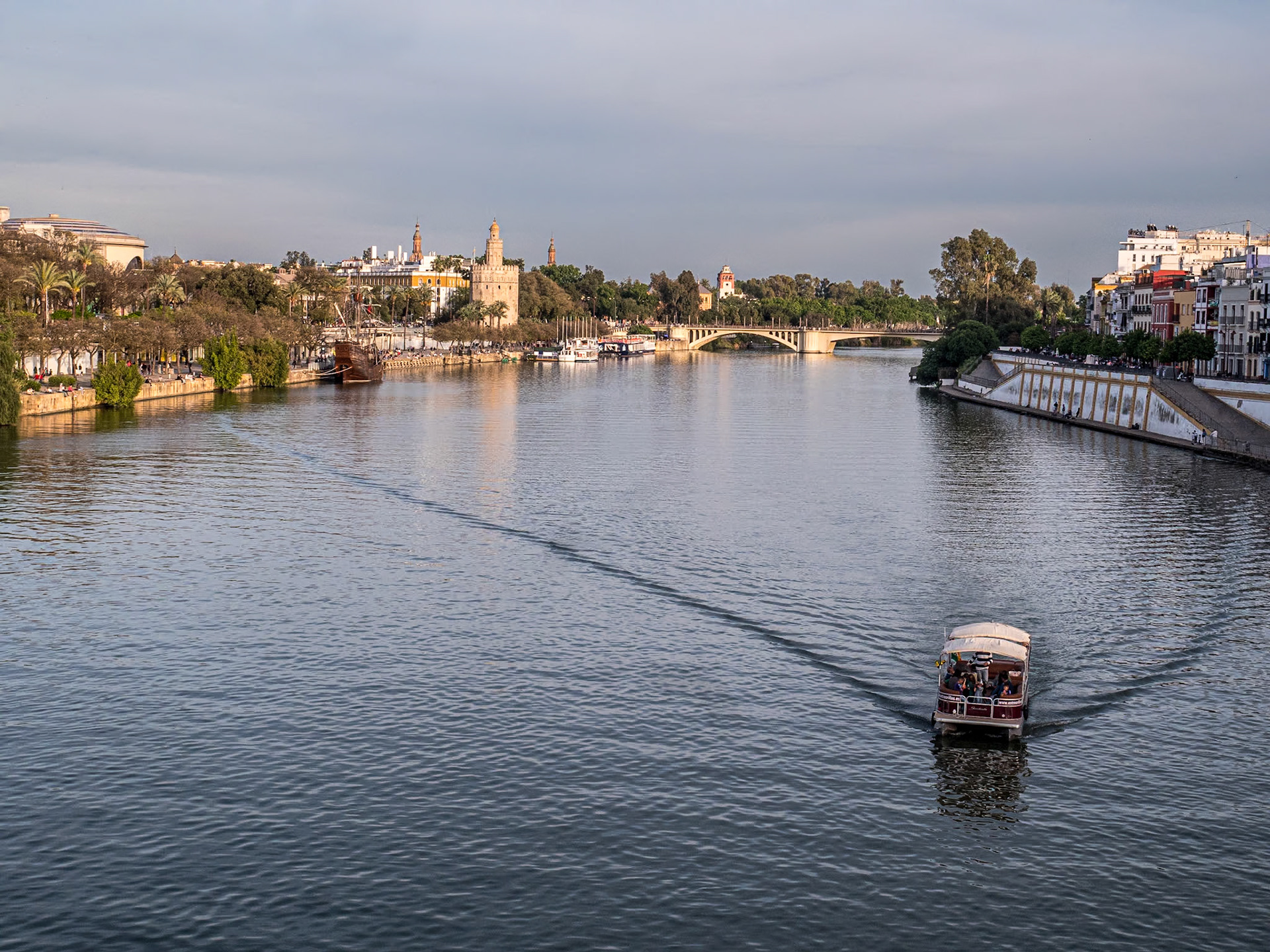 View from Puente de Isabel II, Seville, 24 Apr 2022