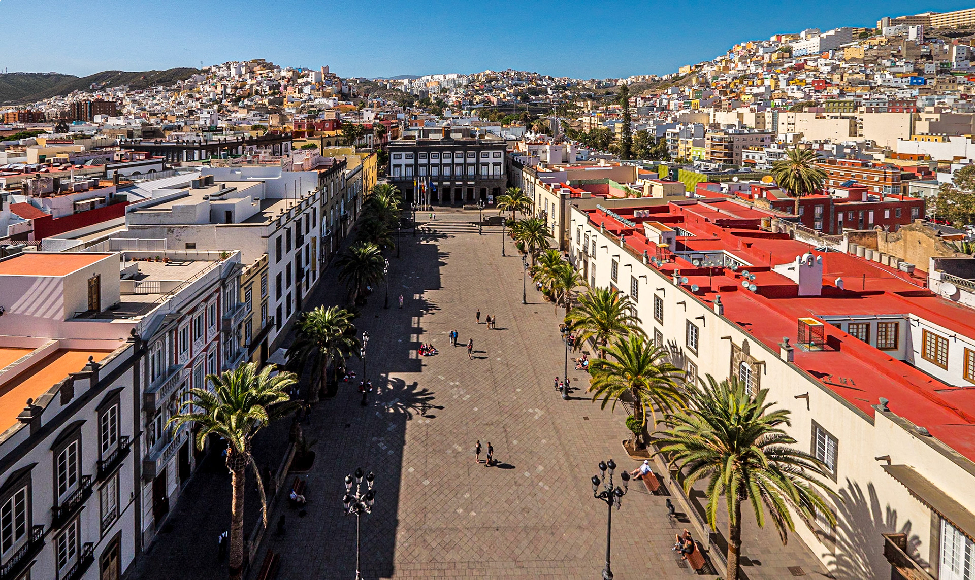 View from the top of Las Palmas Cathedral, Gran Canaria, 3 Feb 2020