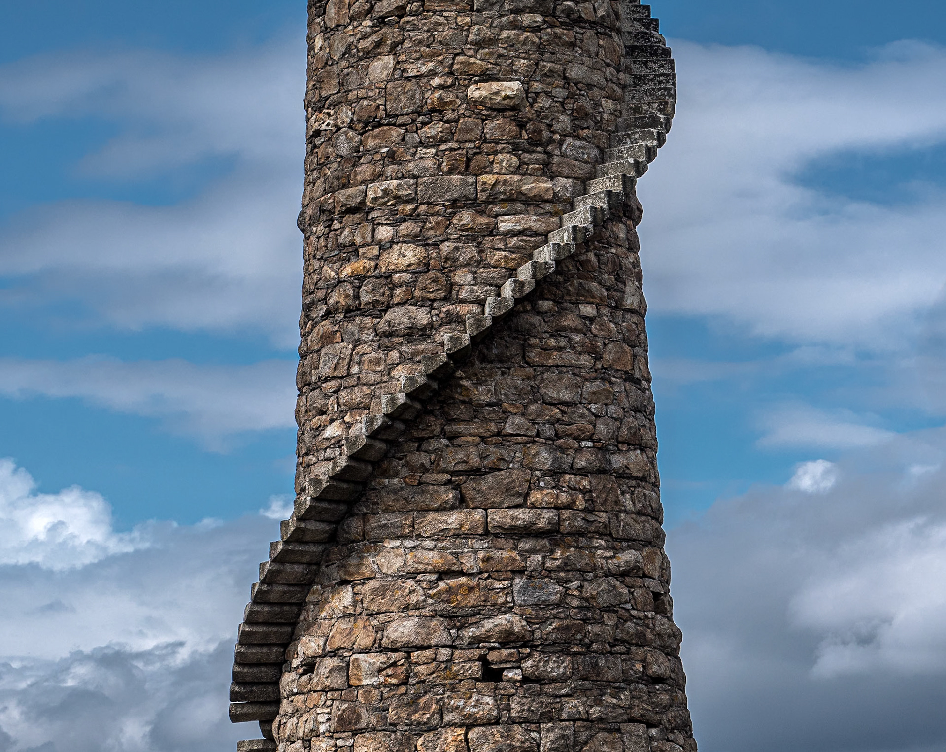 Lead mines chimney, Carrickgollogan Hill, Co Dublin, 24 Jul 2022