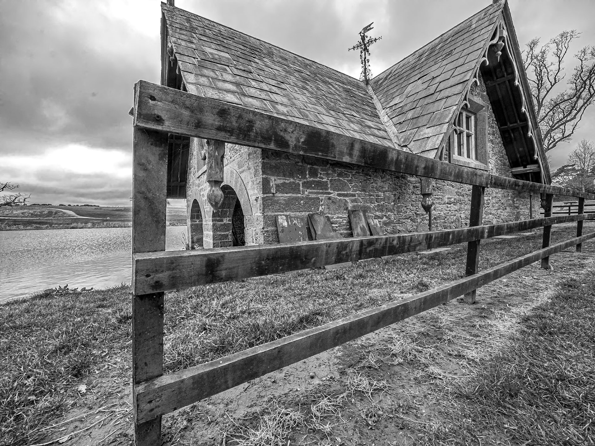 Boat house at Carton Demesne, Co Kildare, 16 Mar 2016