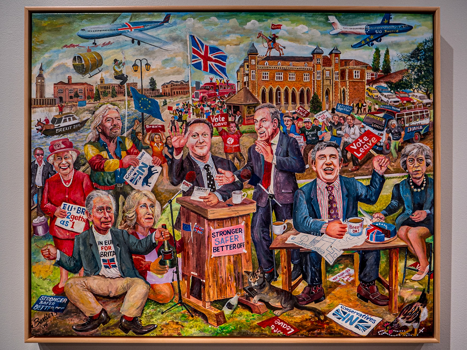 "Brexit", by Joseph Bertiers, Cantor Arts Center at Stanford University, California, 2 Feb 2024
