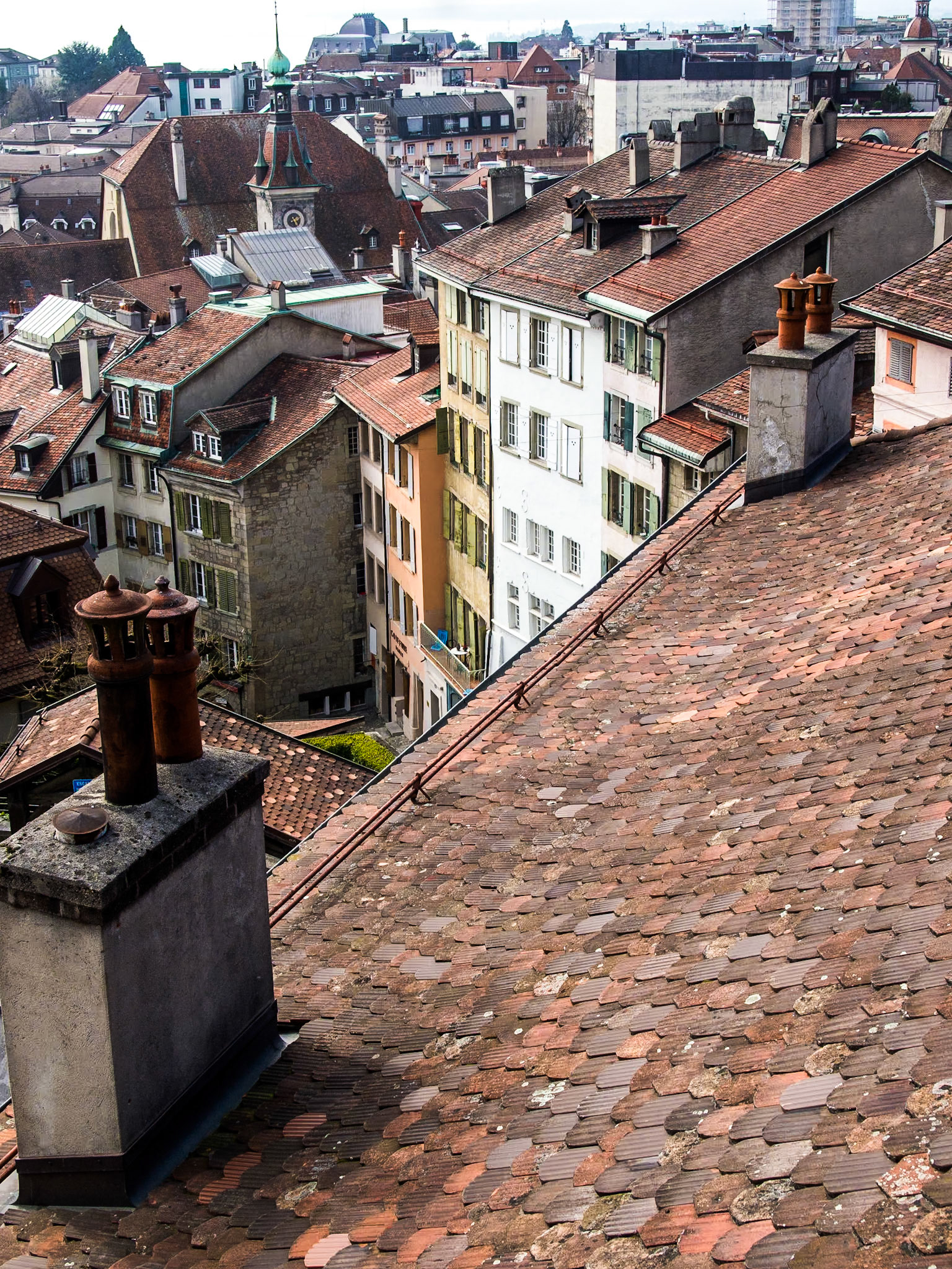 Near Lausanne Cathedral, 20 Mar 2014