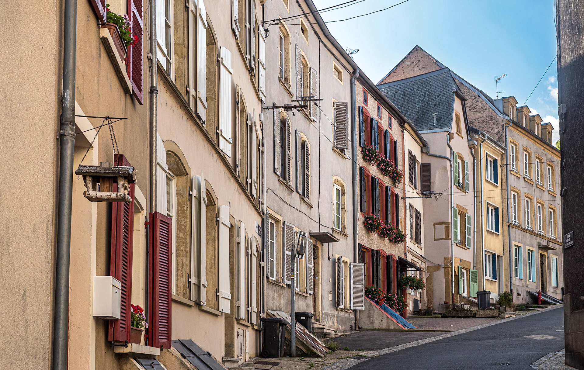 Rue Saint-Georges-lès-Baillargeaux, Sierck-les-Bains, France, 21 Sep 2021