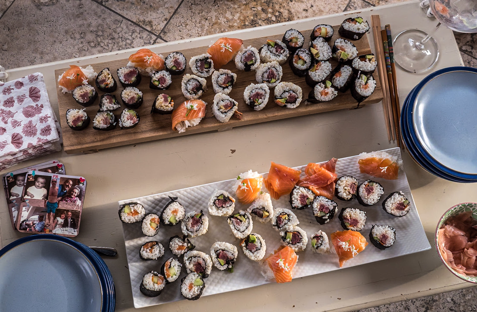 Sarah's sushi, in Paul and Gill's, Tullamore, 7 May 2022