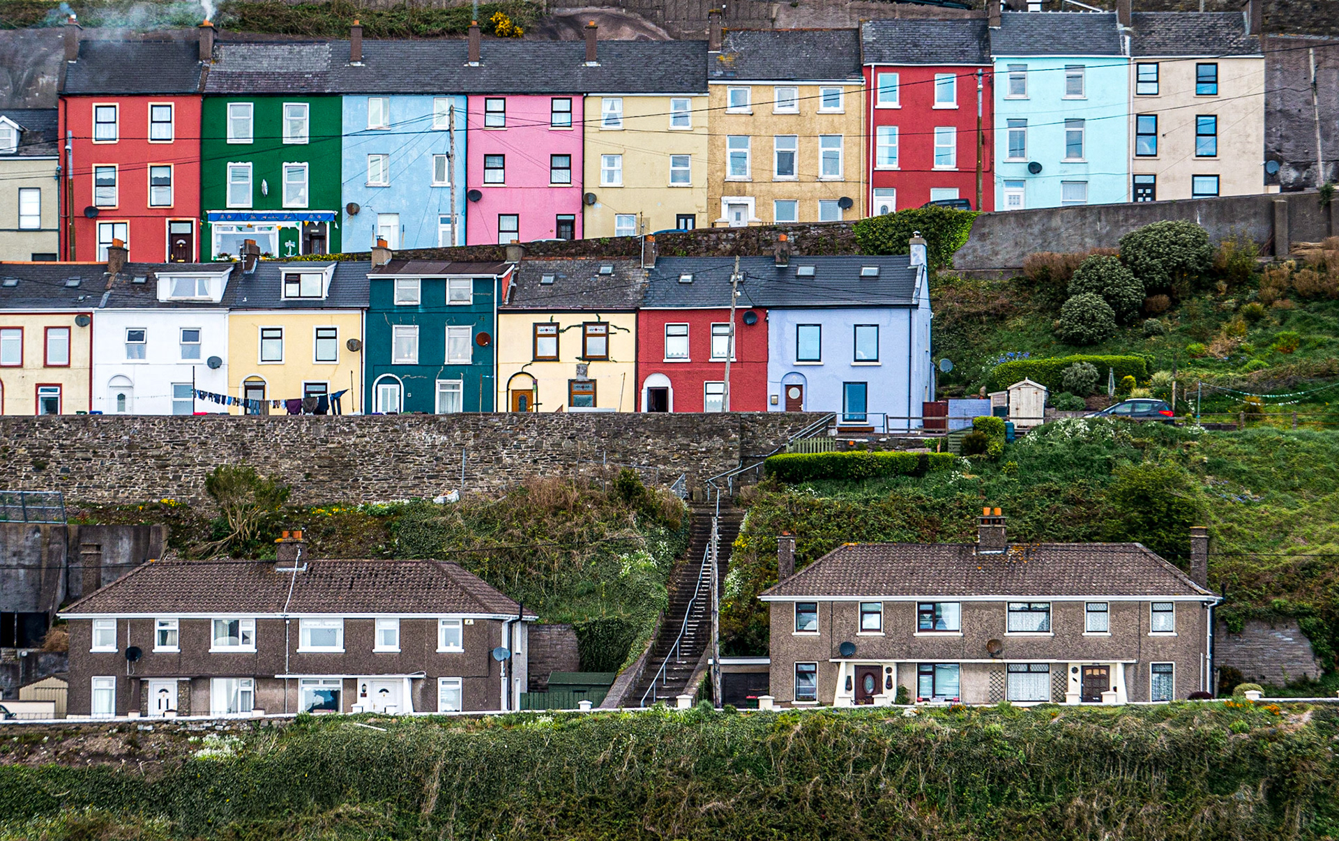 Cobh from the Pont Aven ferry, 20 Apr 2018