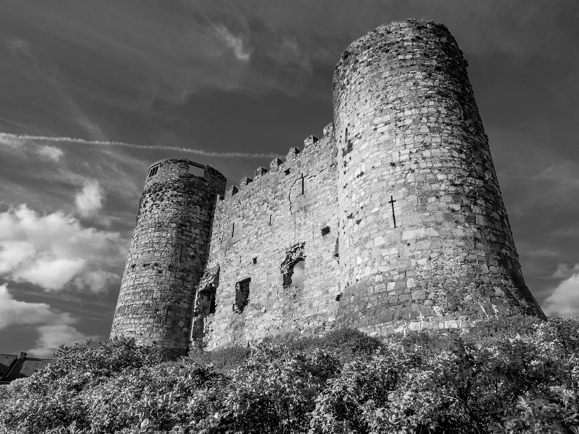 Carlow castle, 18 Jun 2015