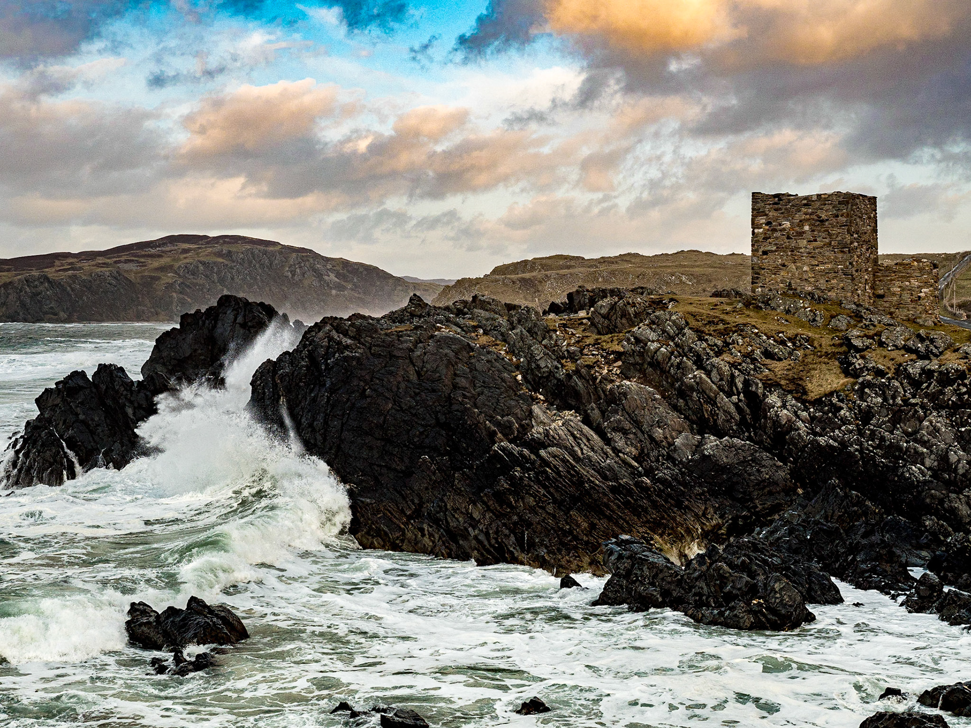 Carrickabraghy Castle, Co Donegal, 12 Mar 2020
