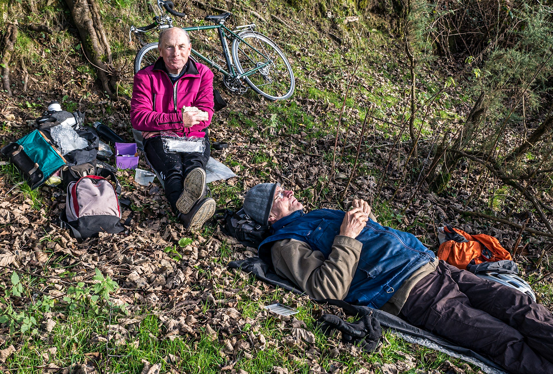 Drum up near the river Ow, Co Wicklow, 18 Nov 2014