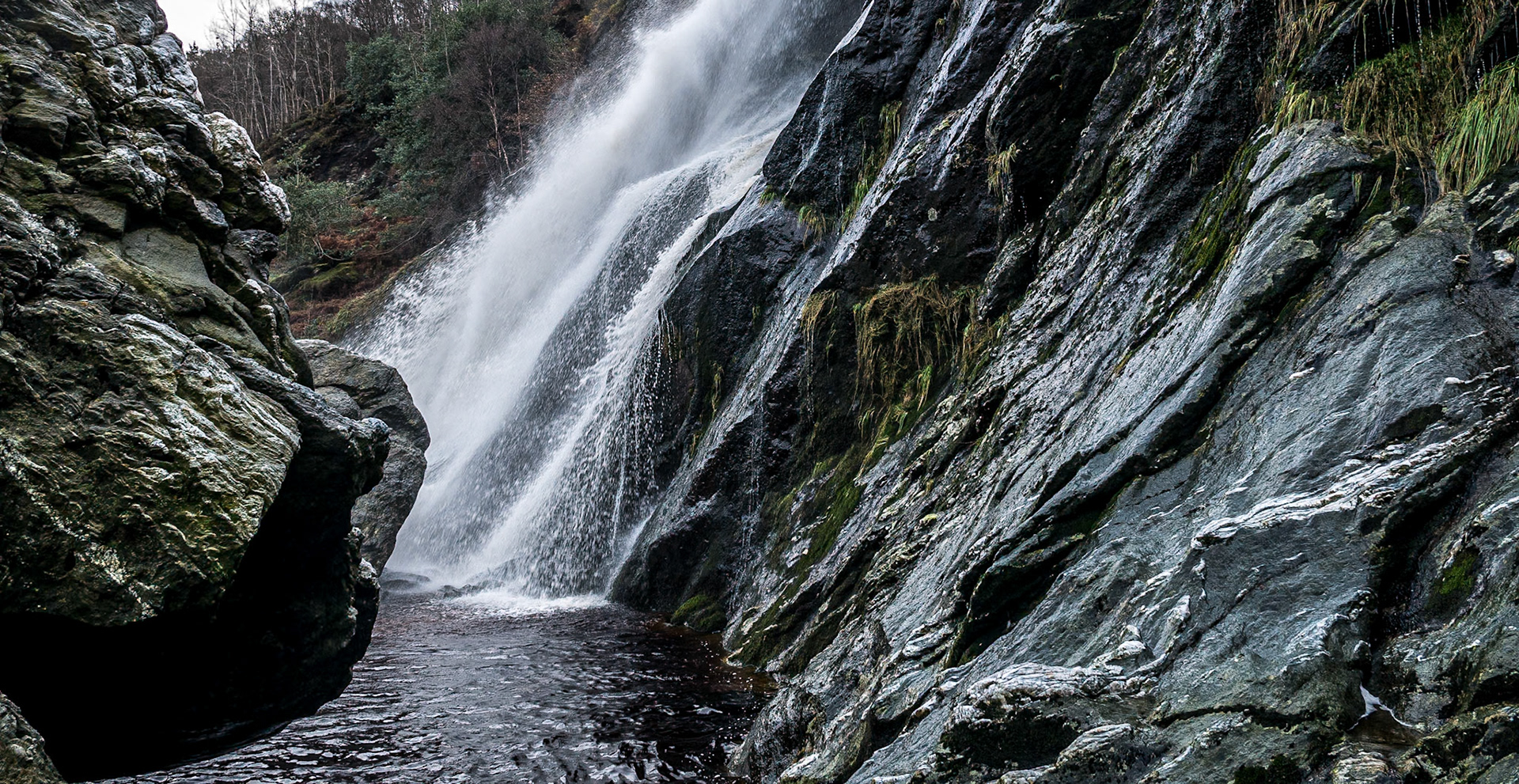 Powerscourt waterfall, Co Wicklow, 6 Dec 2015