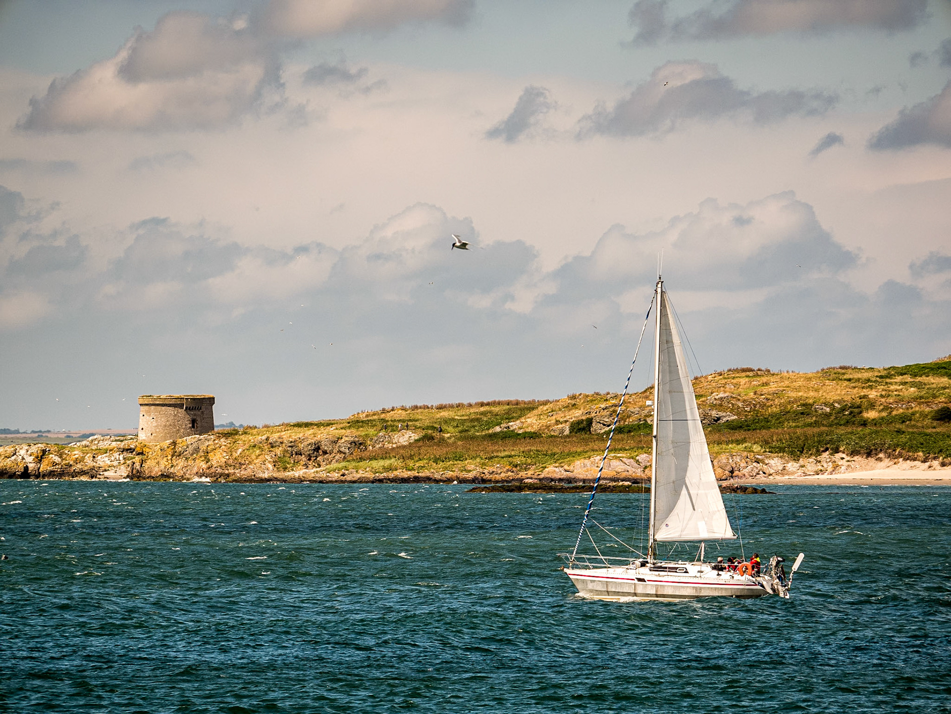 Sailing at Ireland's Eye, Dublin, 14 Jul 2014